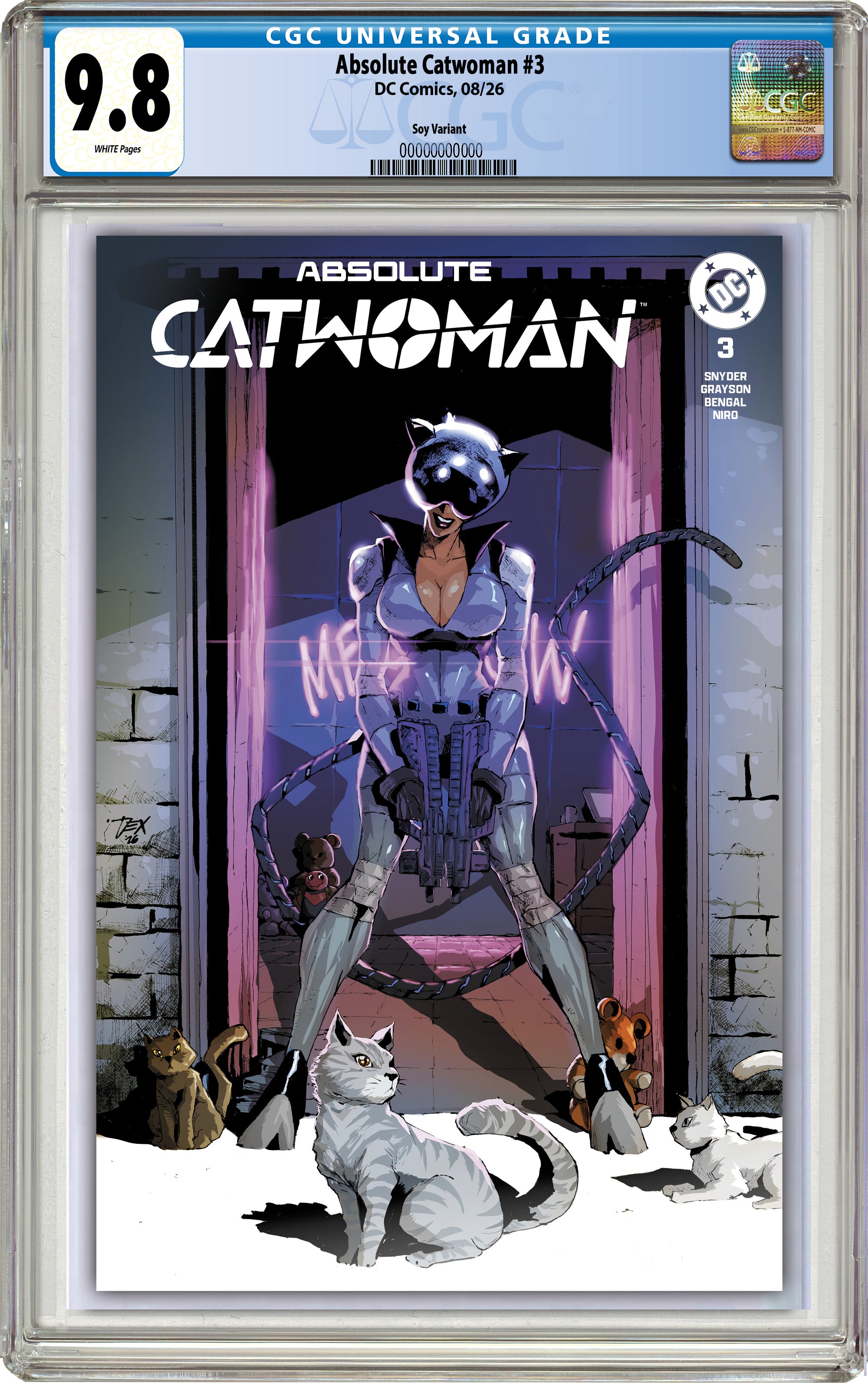 ABSOLUTE CATWOMAN #3 DEXTER SOY FANEXPO DALLAS EXCLUSIVE VARIANT COVERS -- [08-26-26 ]