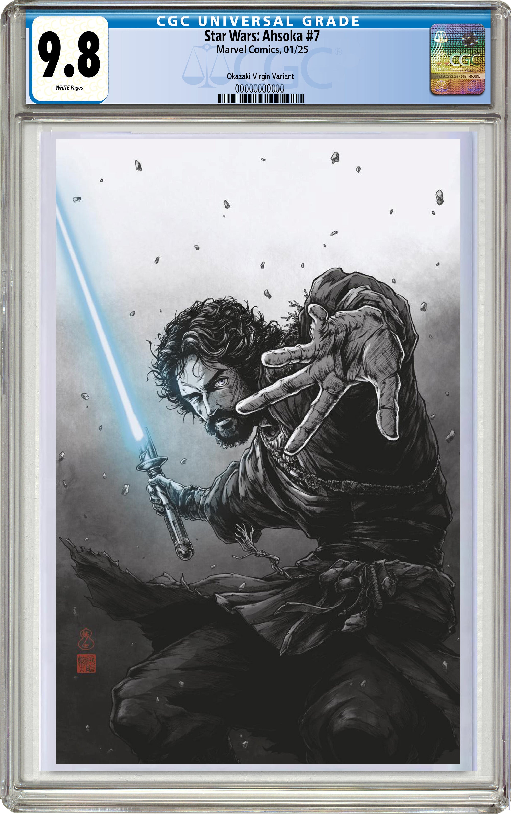 STAR WARS: AHSOKA #7 TAKASHI OKAZAKI LIMITED EDITION EXCLUSIVE VARIANT OPTIONS - 01-01-25