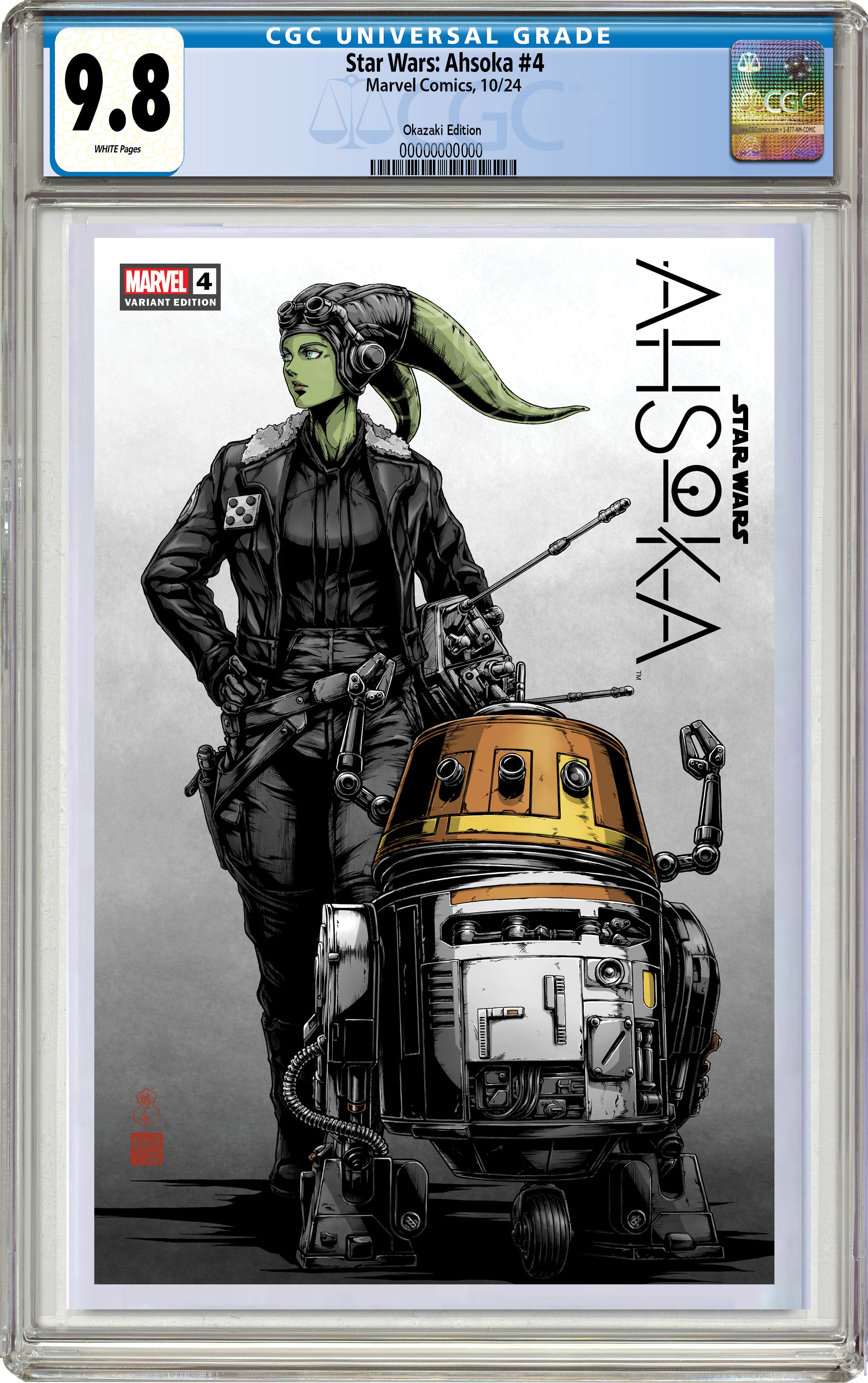STAR WARS: AHSOKA #4 TAKASHI OKAZAKI LIMITED EDITION EXCLUSIVE VARIANT