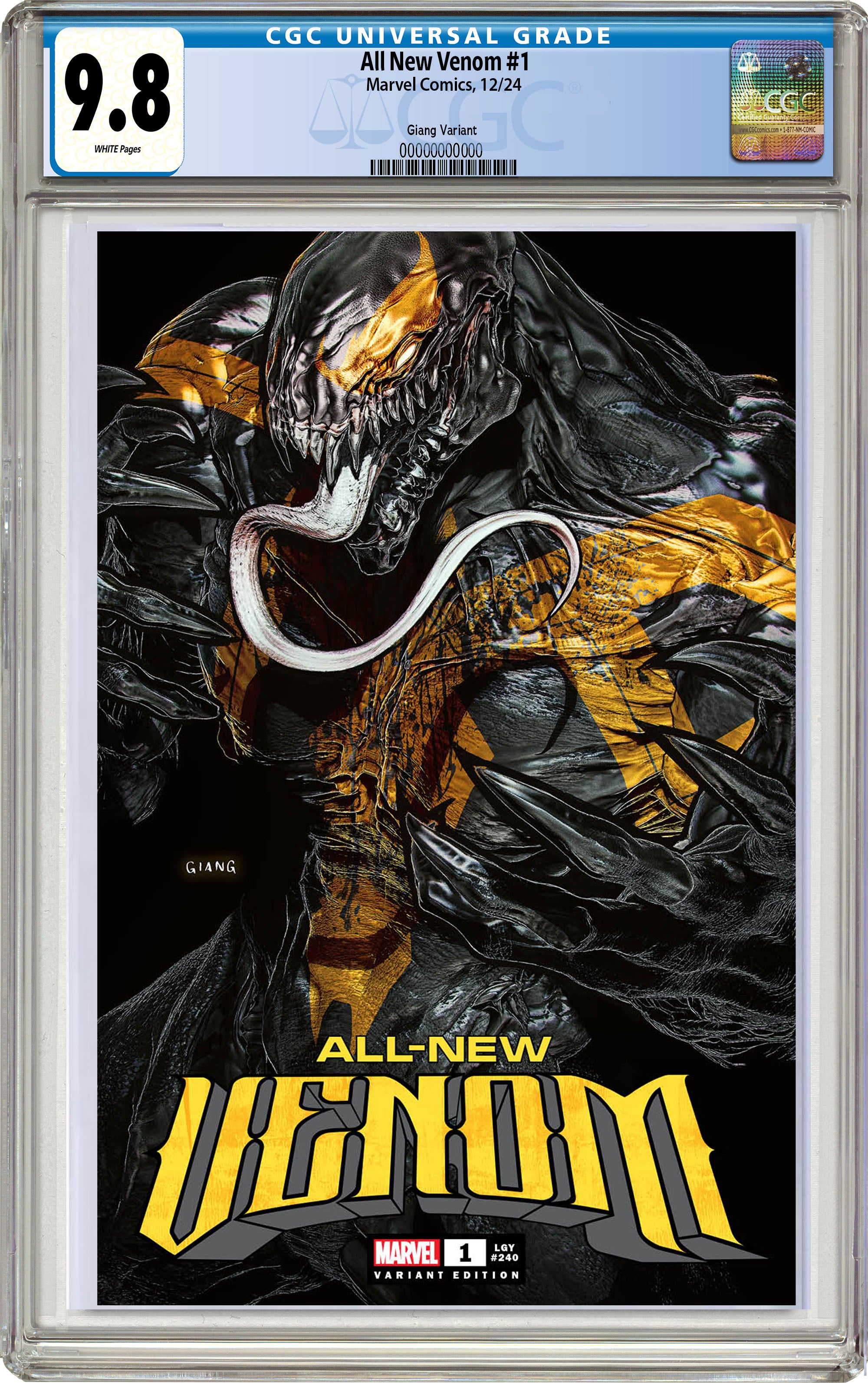 ALL-NEW VENOM #1 JOHN GIANG NEGATIVE BLEED EDITION OPTIONS (12-04-24)