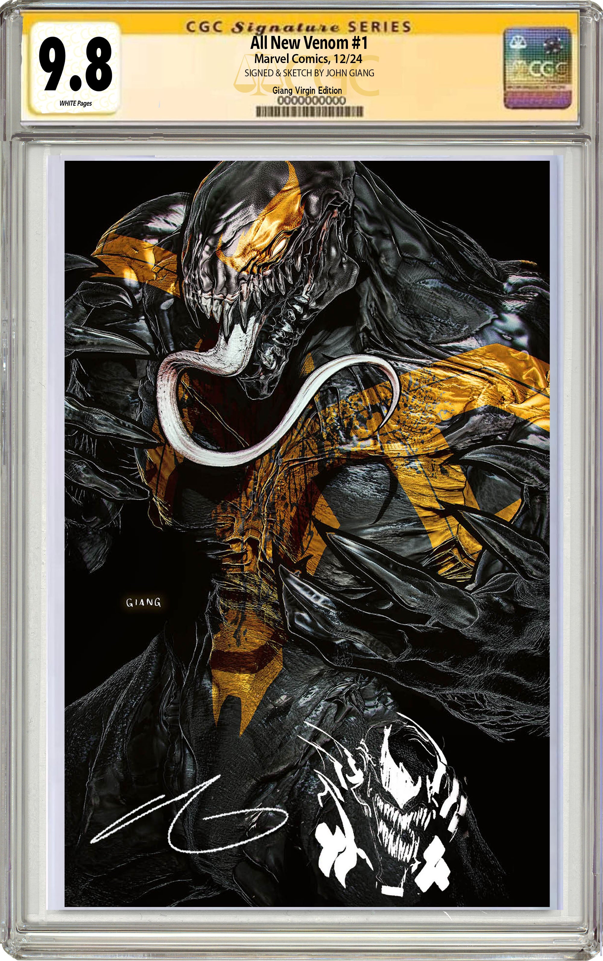 ALL-NEW VENOM #1 JOHN GIANG NEGATIVE BLEED EDITION OPTIONS (12-04-24)