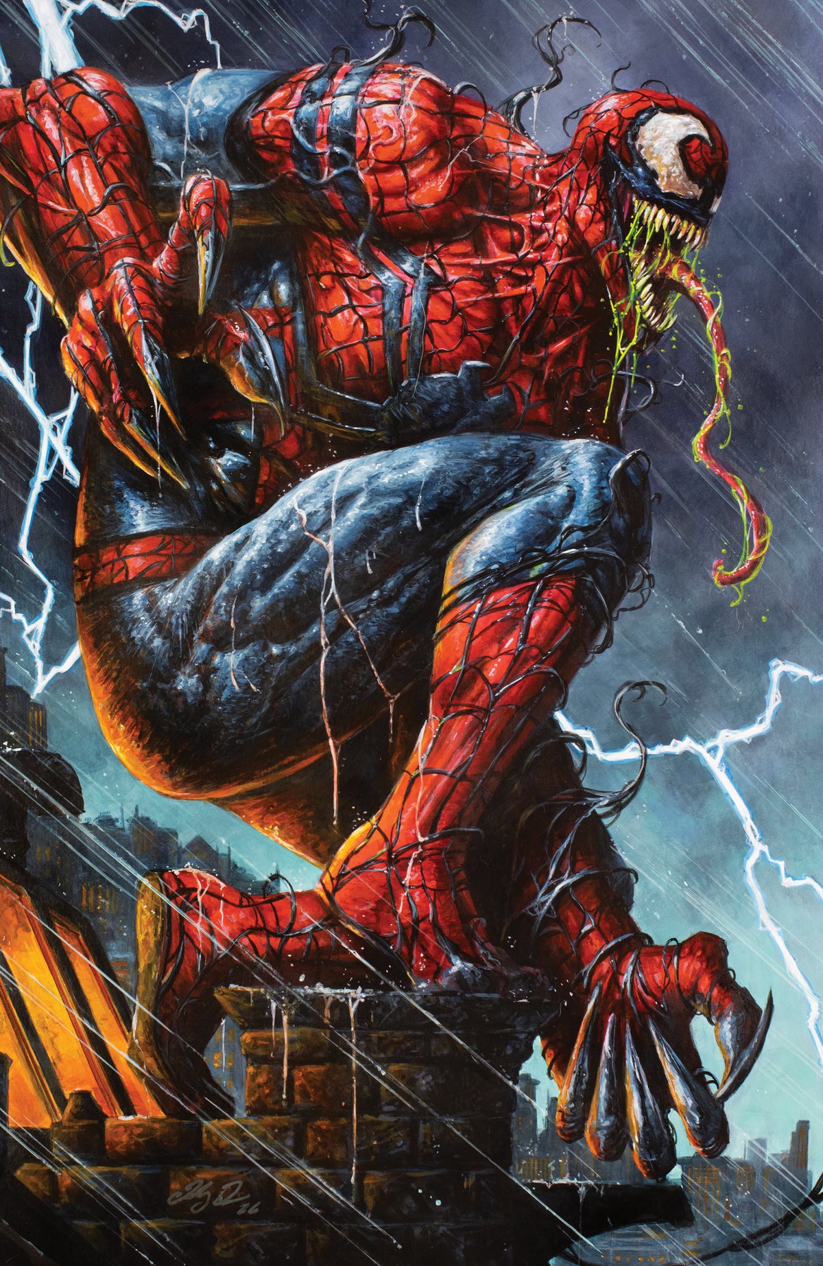 THE AMAZING VENOM #1 JOHNNY DESJARDINS NYCC EXCLUSIVE VARIANT COVERS (RAW OPTIONS)