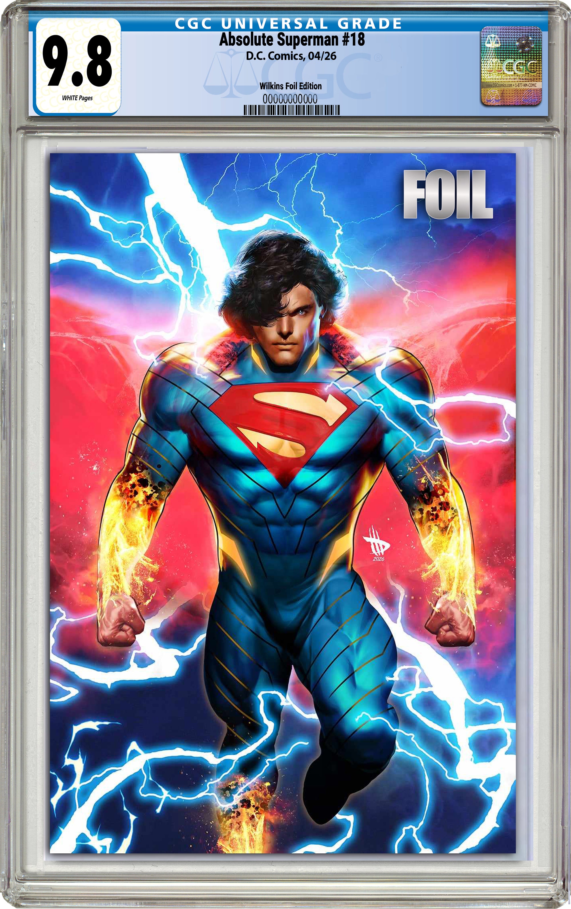 ABSOLUTE SUPERMAN #18 DAVE WILKINS EXCLUSIVE VARIANT COVERS -- [04-01-26]