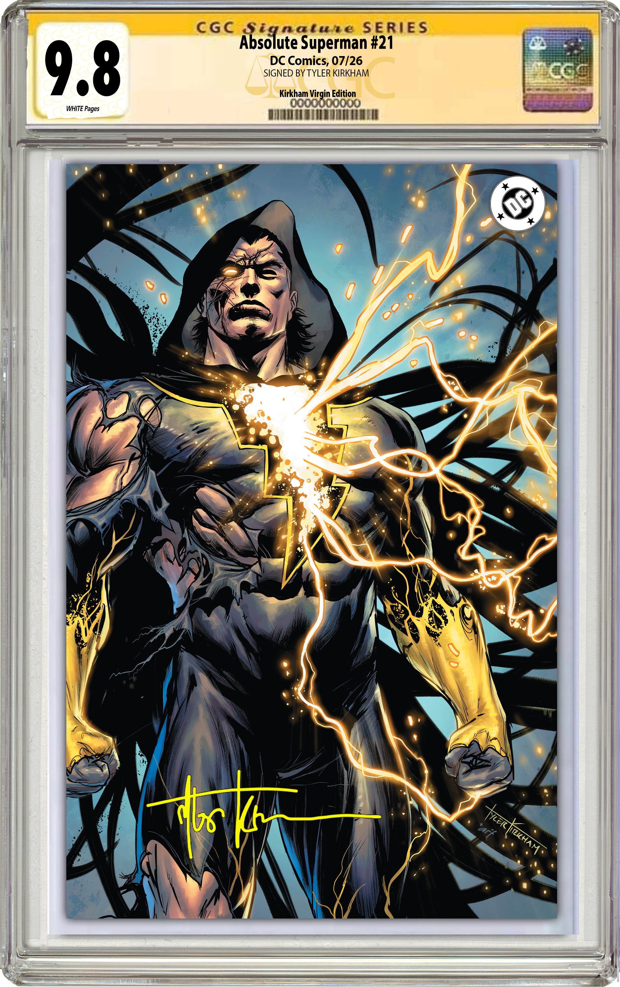 ABSOLUTE SUPERMAN #21 TYLER KIRKHAM SDCC BATTLE DAMAGED EXCLUSIVE VARIANT COVERS (7-22-26)