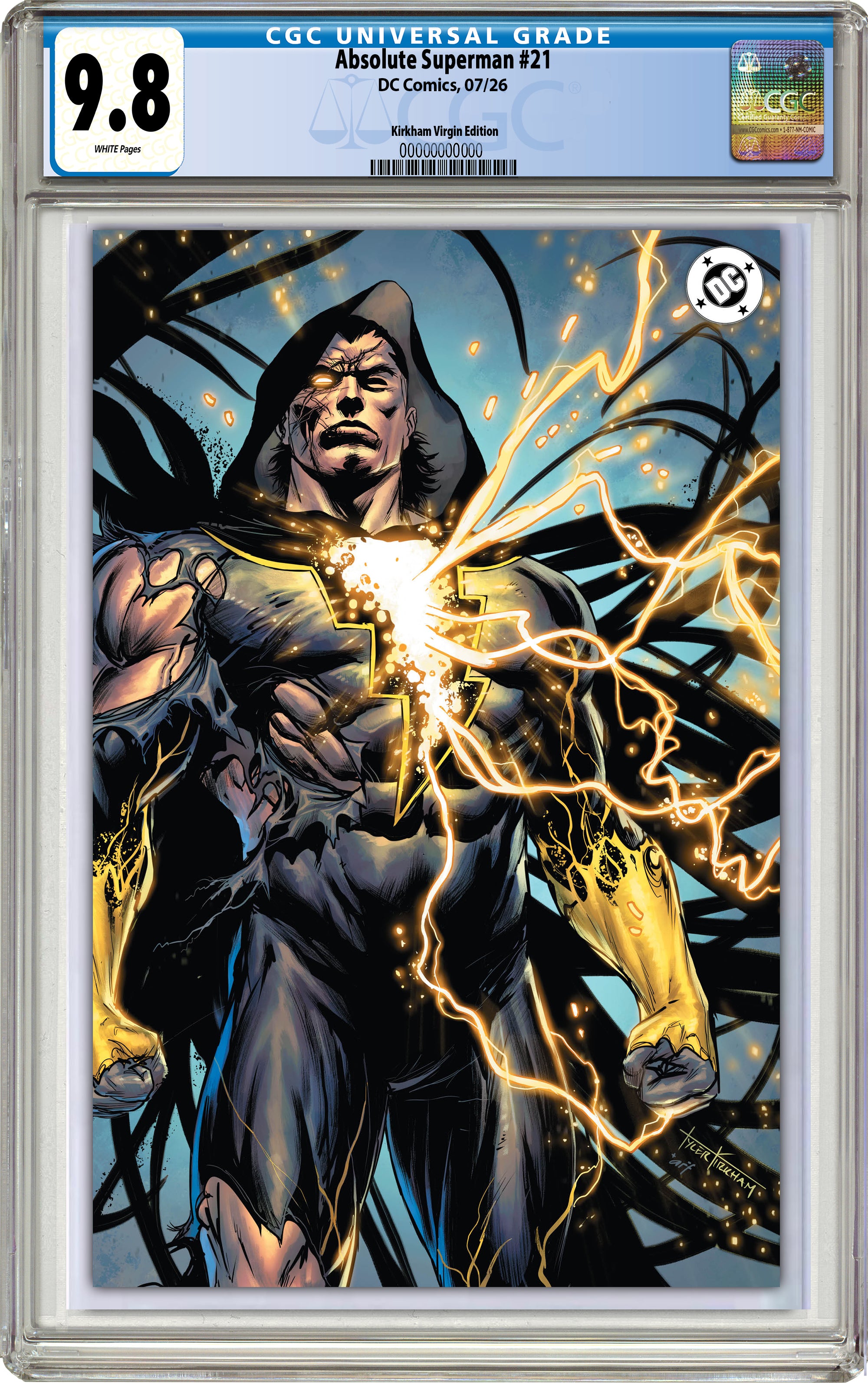 ABSOLUTE SUPERMAN #21 TYLER KIRKHAM SDCC BATTLE DAMAGED EXCLUSIVE VARIANT COVERS (7-22-26)