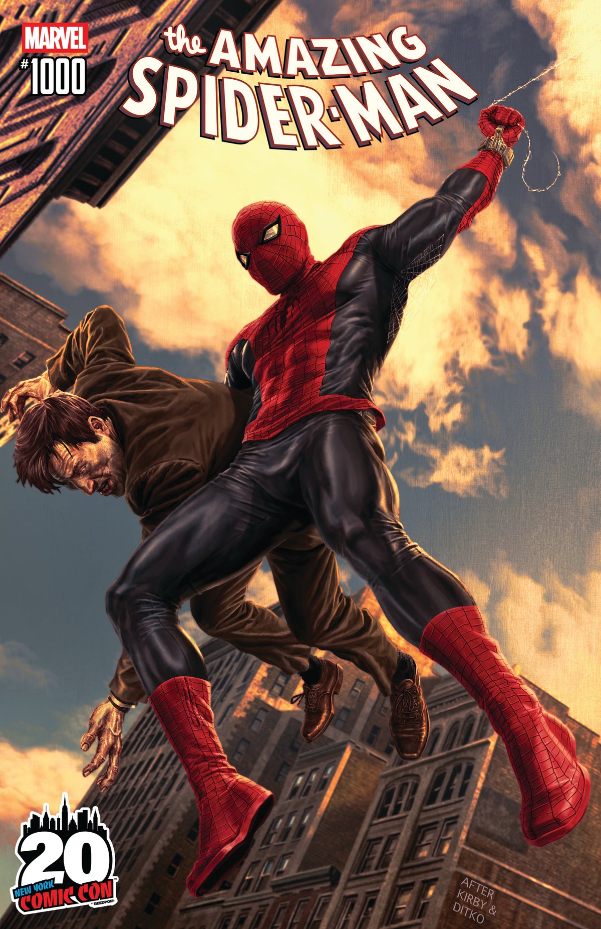 AMAZING SPIDER-MAN #1000 LEE BERMEJO NYCC EXCLUSIVE VARIANT COVER