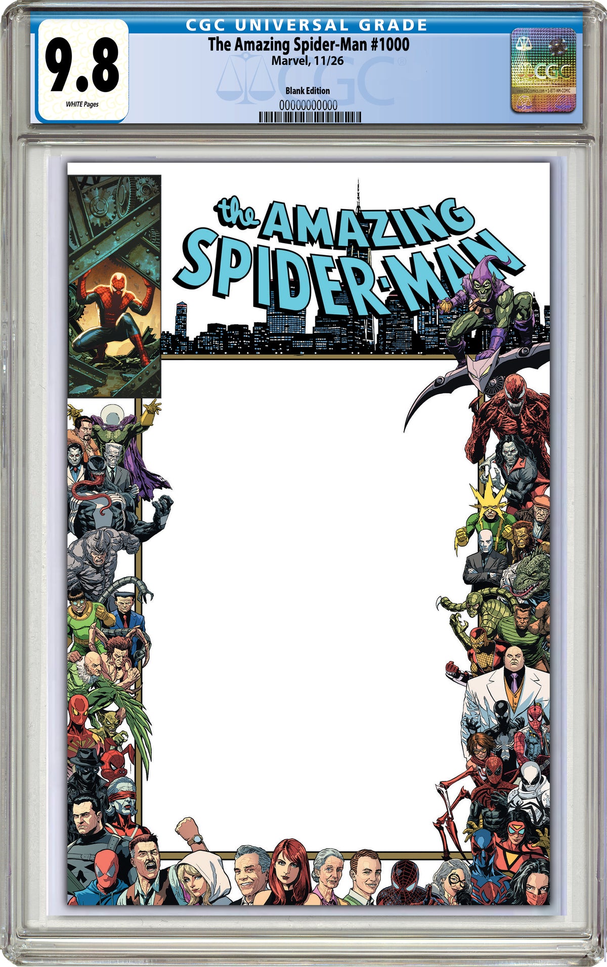 AMAZING SPIDER-MAN #1000 MICO SUAYAN NYCC EXCLUSIVE VARIANT COVERS CGC (GRADED OPTIONS)