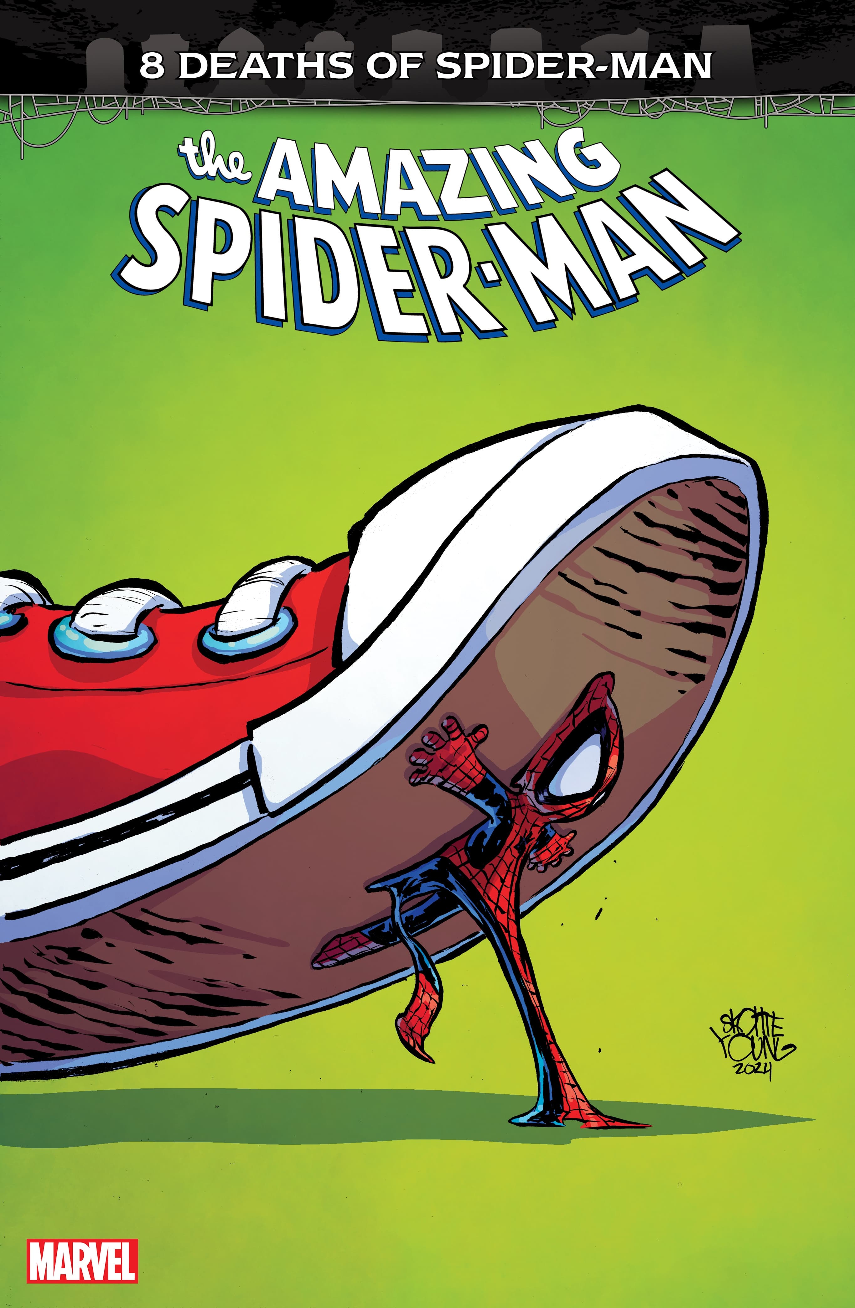 8 DEATHS OF SPIDER-MAN SKOTTIE YOUNG VARIANTS ULTIMATE 10-PACK BUNDLE 03/2025