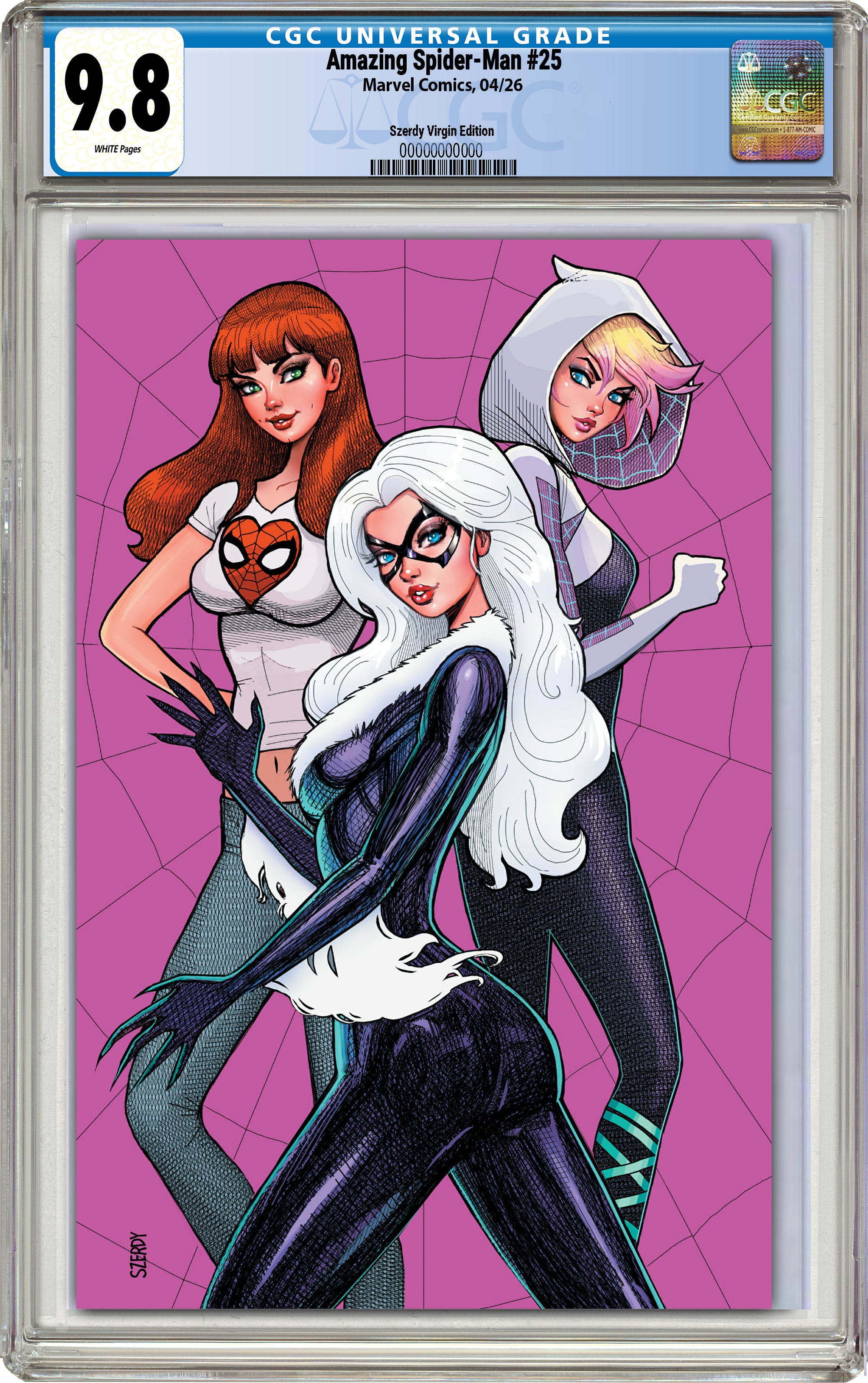 AMAZING SPIDER-MAN #25 NATHAN SZERDY EXCLUSIVE VARIANT COVERS [03-25-2