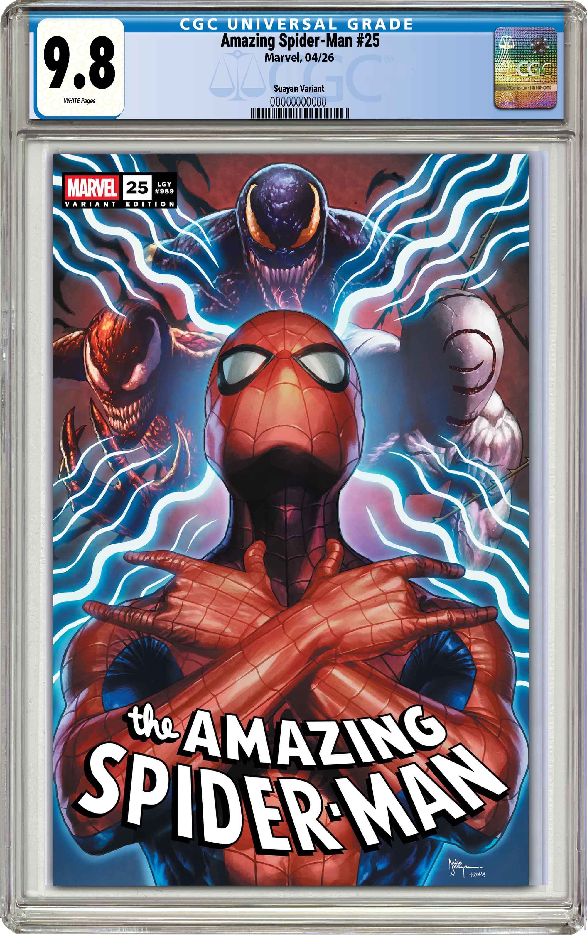 AMAZING SPIDER-MAN #25 MICO SUAYAN C2E2 EXCLUSIVE VARIANT COVERS -- [03-25-26]