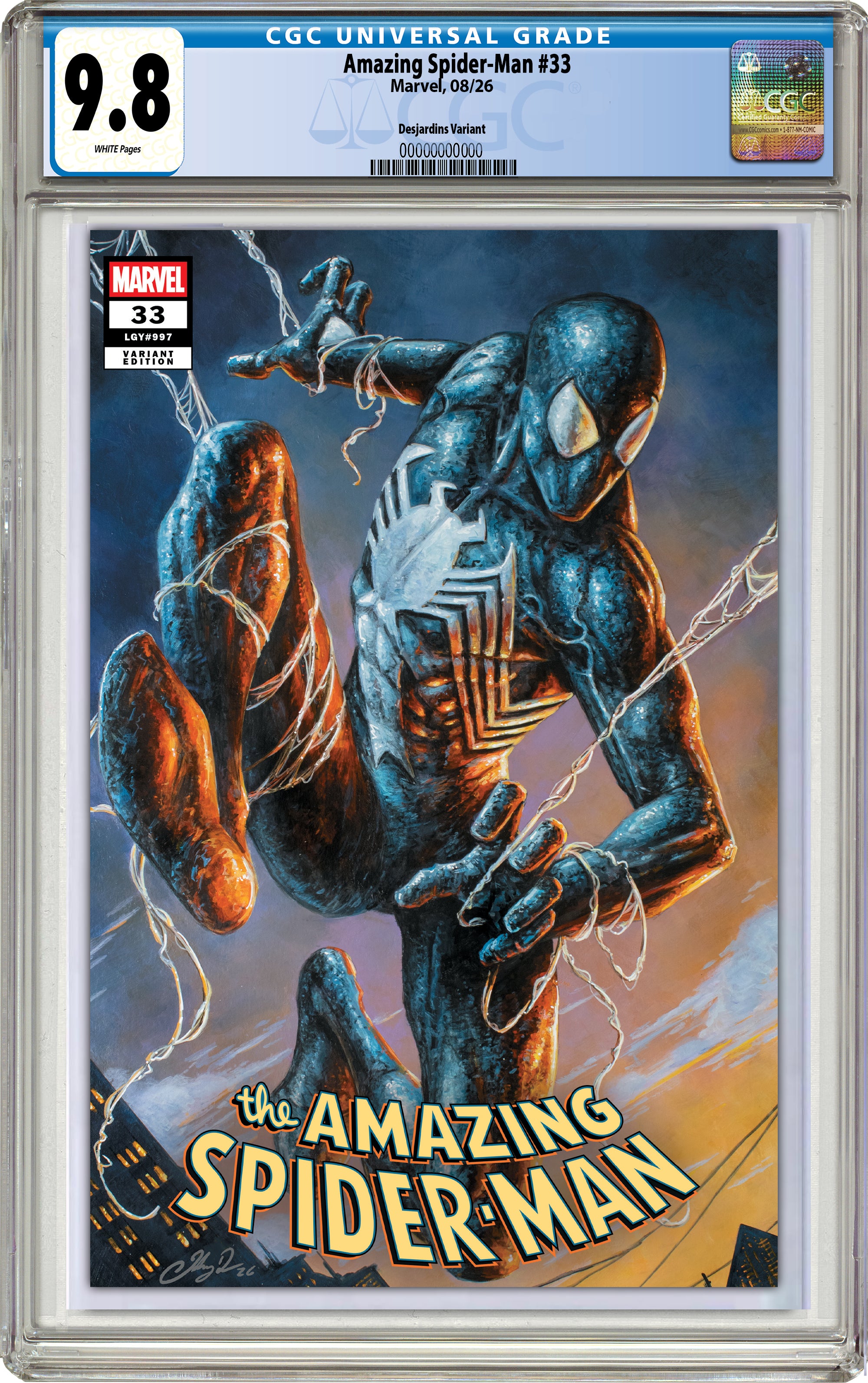 AMAZING SPIDER-MAN #33 JOHNNY DESJARDINS SDCC EXCLUSIVE VARIANT COVERS -- [07-22-26]