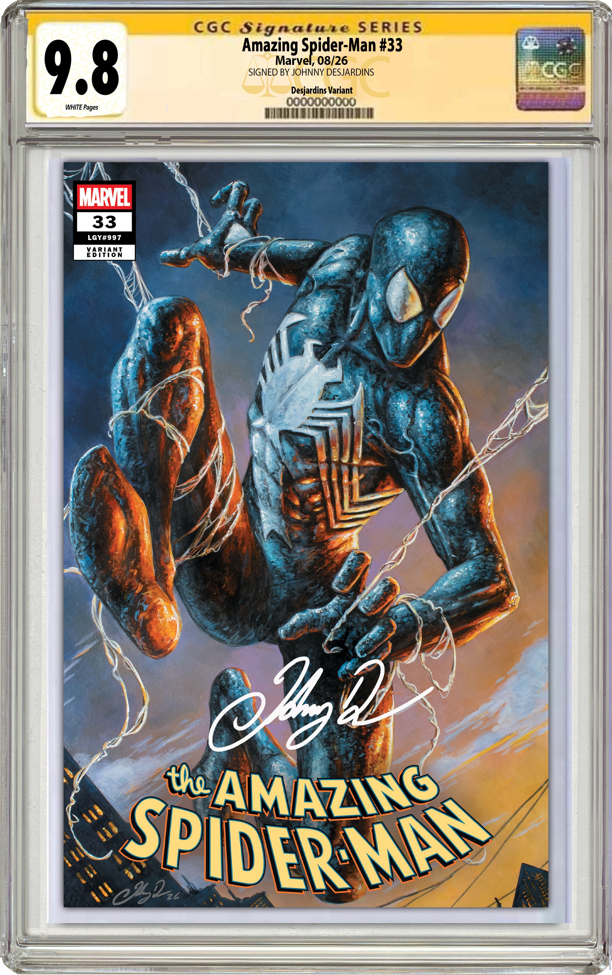 AMAZING SPIDER-MAN #33 JOHNNY DESJARDINS SDCC EXCLUSIVE VARIANT COVERS -- [07-22-26]