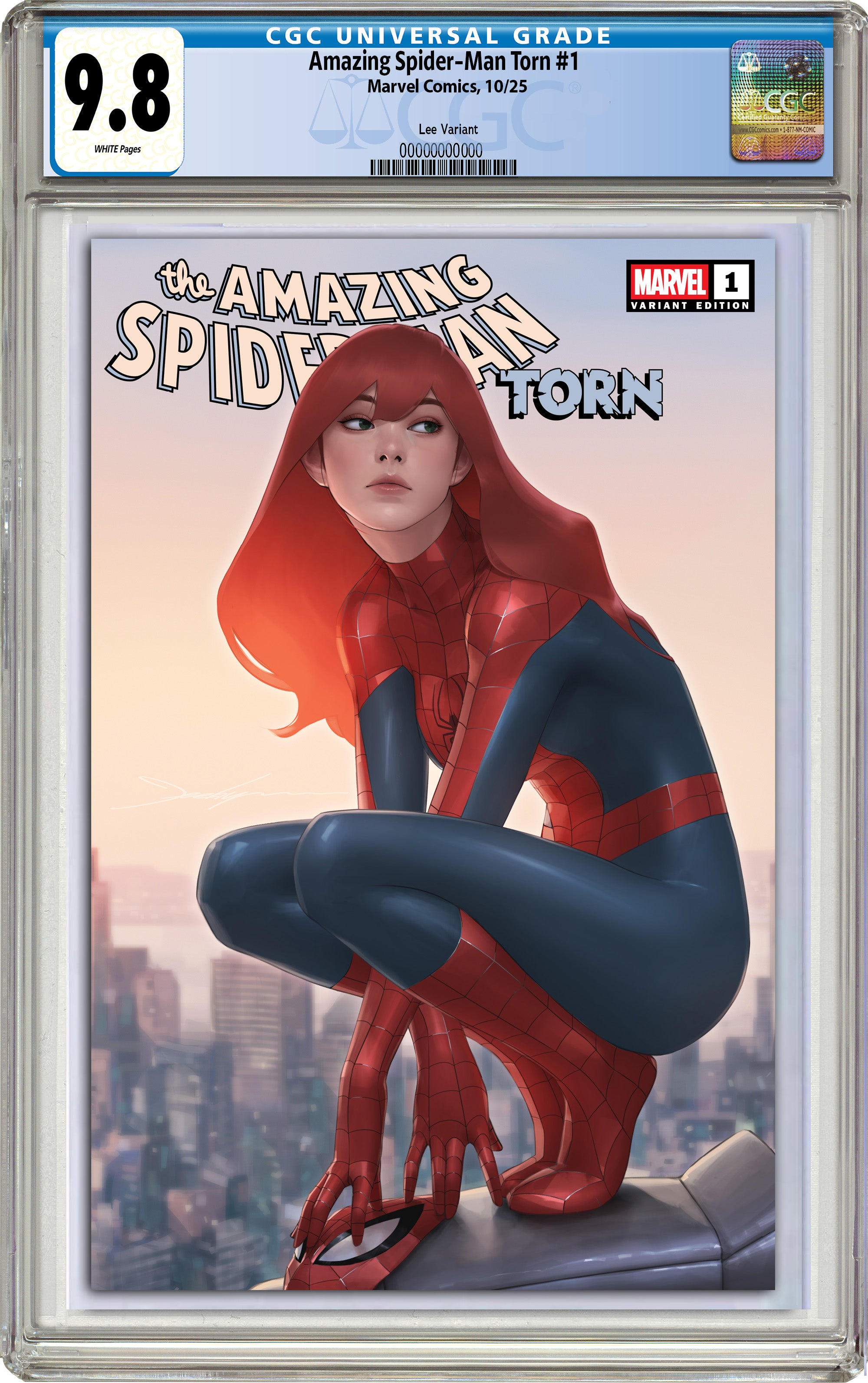 AMAZING SPIDER-MAN: TORN #1 JEEHYUNG LEE NYCC EXCLUSIVE VARIANT OPTION