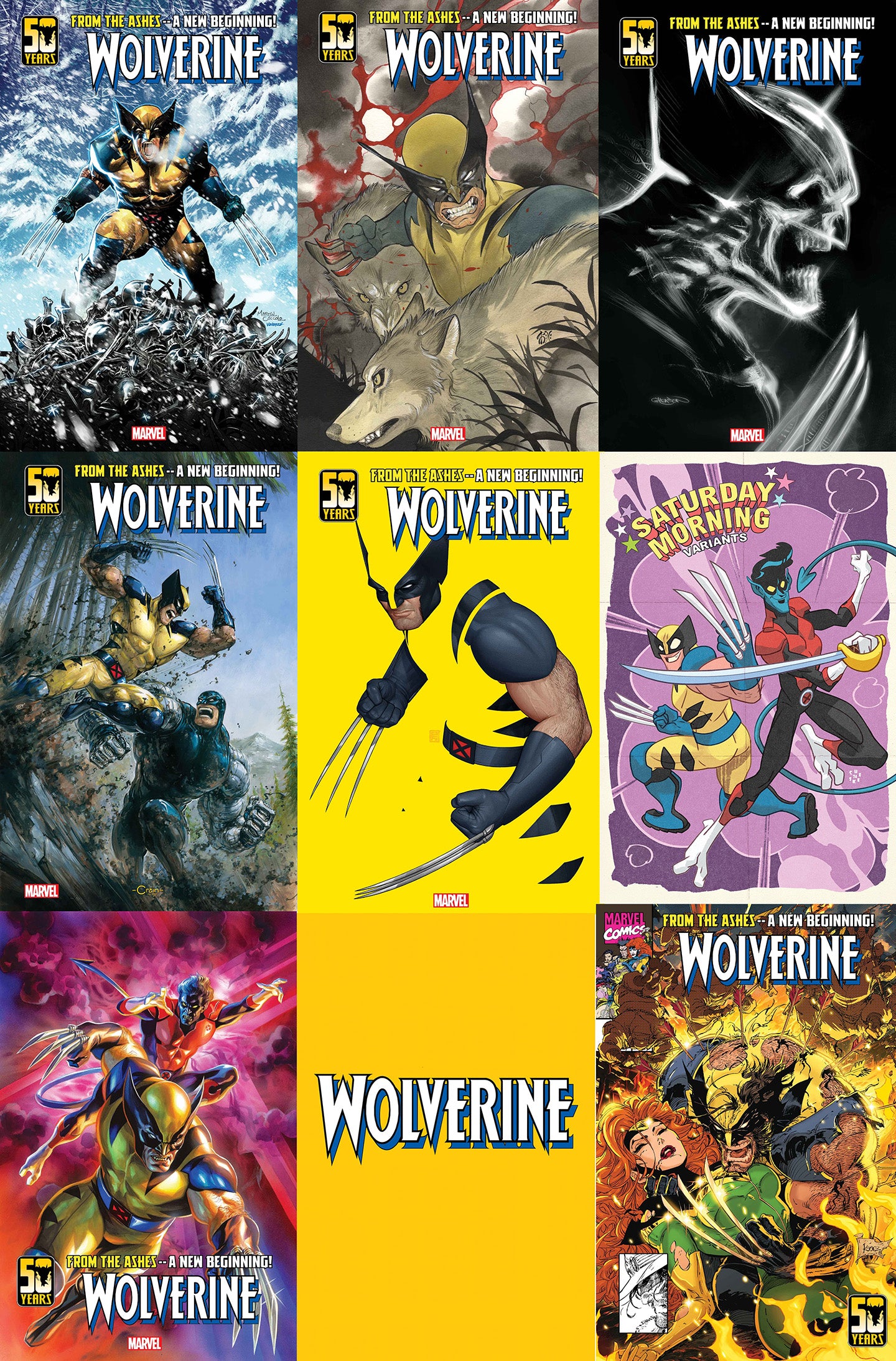 WOLVERINE #1 9-PACK BUNDLE STOCK DATE: 09-11-24