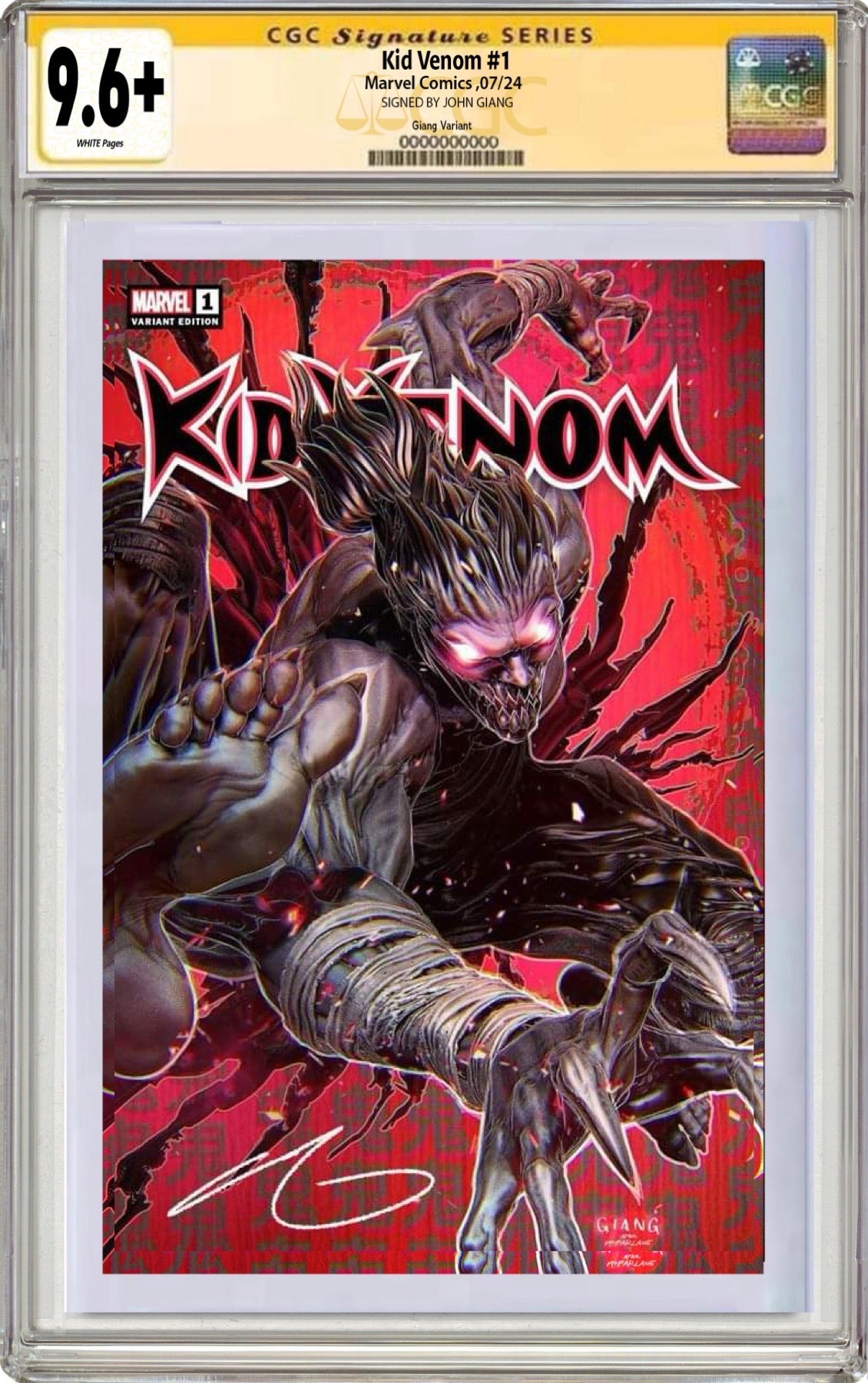 KID VENOM #1 JOHN GIANG EXCLUSIVE VARIANT OPTIONS- 07/10/2024