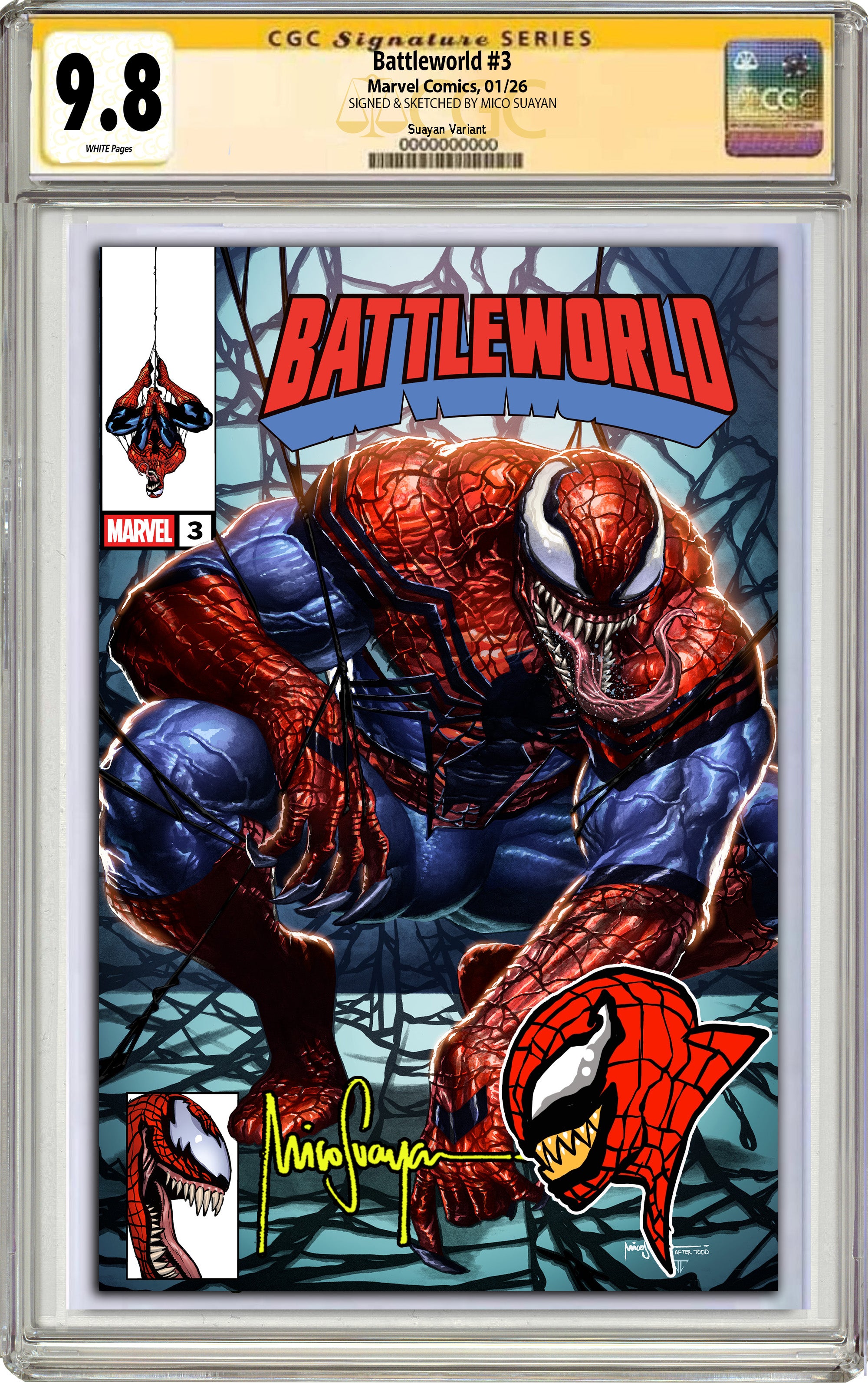 BATTLEWORLD #3 MICO SUAYAN SGCC EXCLUSIVE TORMENT VARIANT COVERS