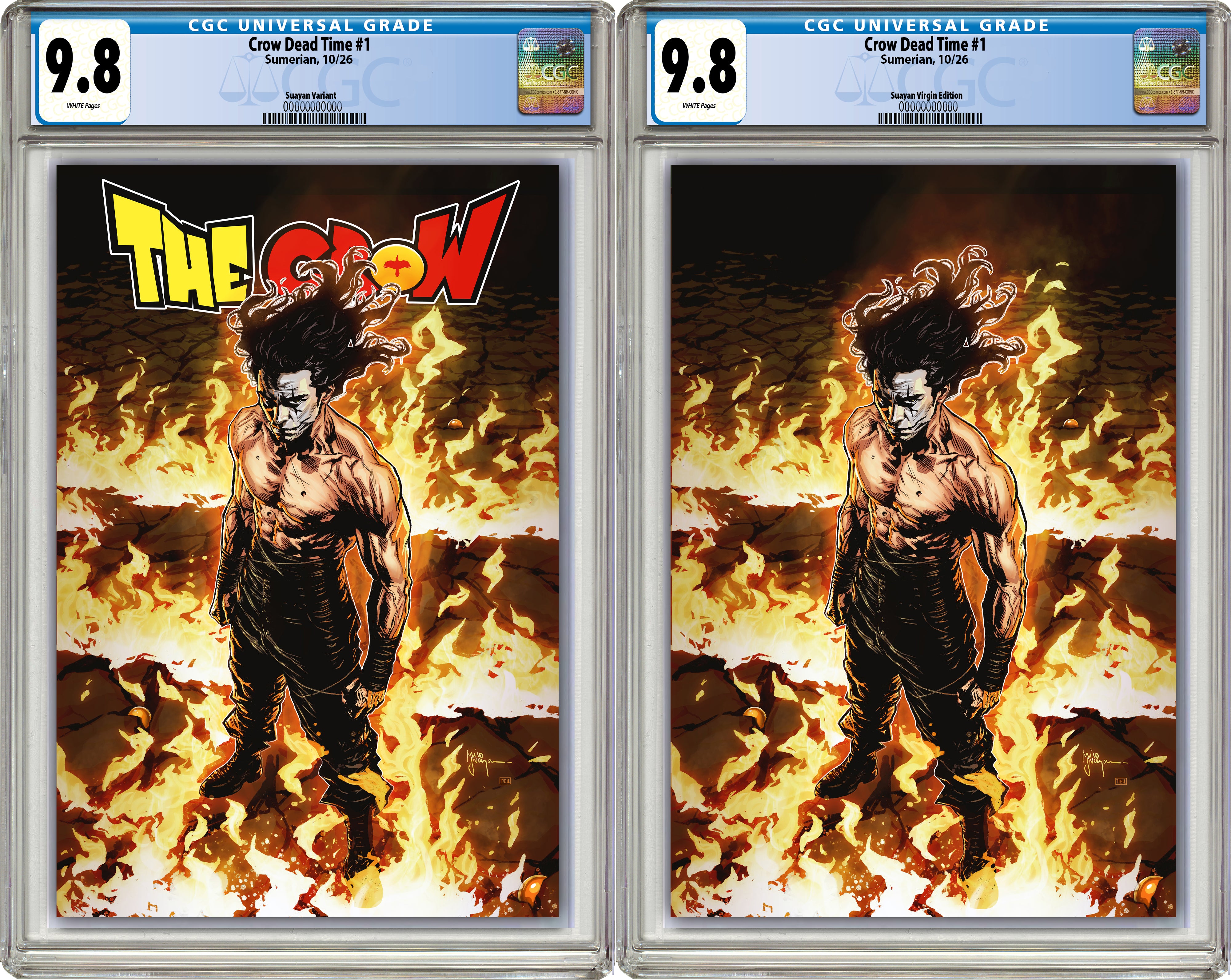CROW DEAD TIME #1 MICO SUAYAN "CROWKU" FANEXPO DALLAS EXCLUSIVE (GRADED EDITION)