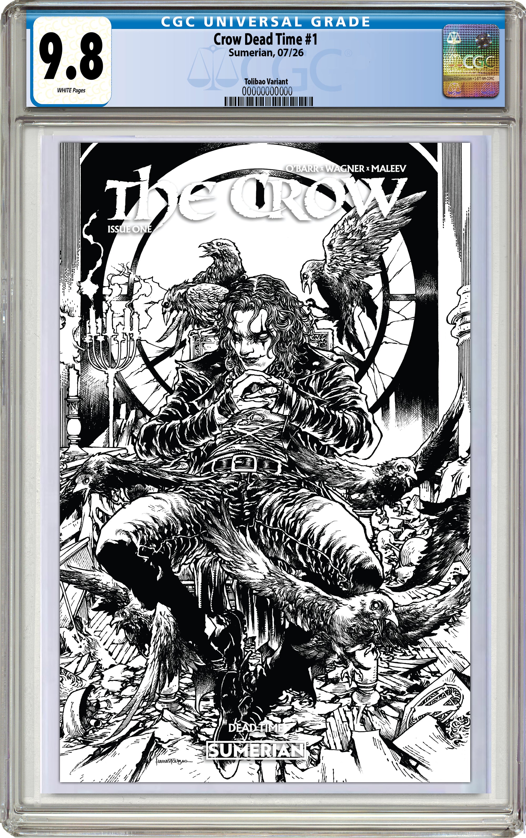 CROW DEAD TIME #1 HARVEY TOLIBAO SDCC EXCLUSIVE VARIANT COVERS