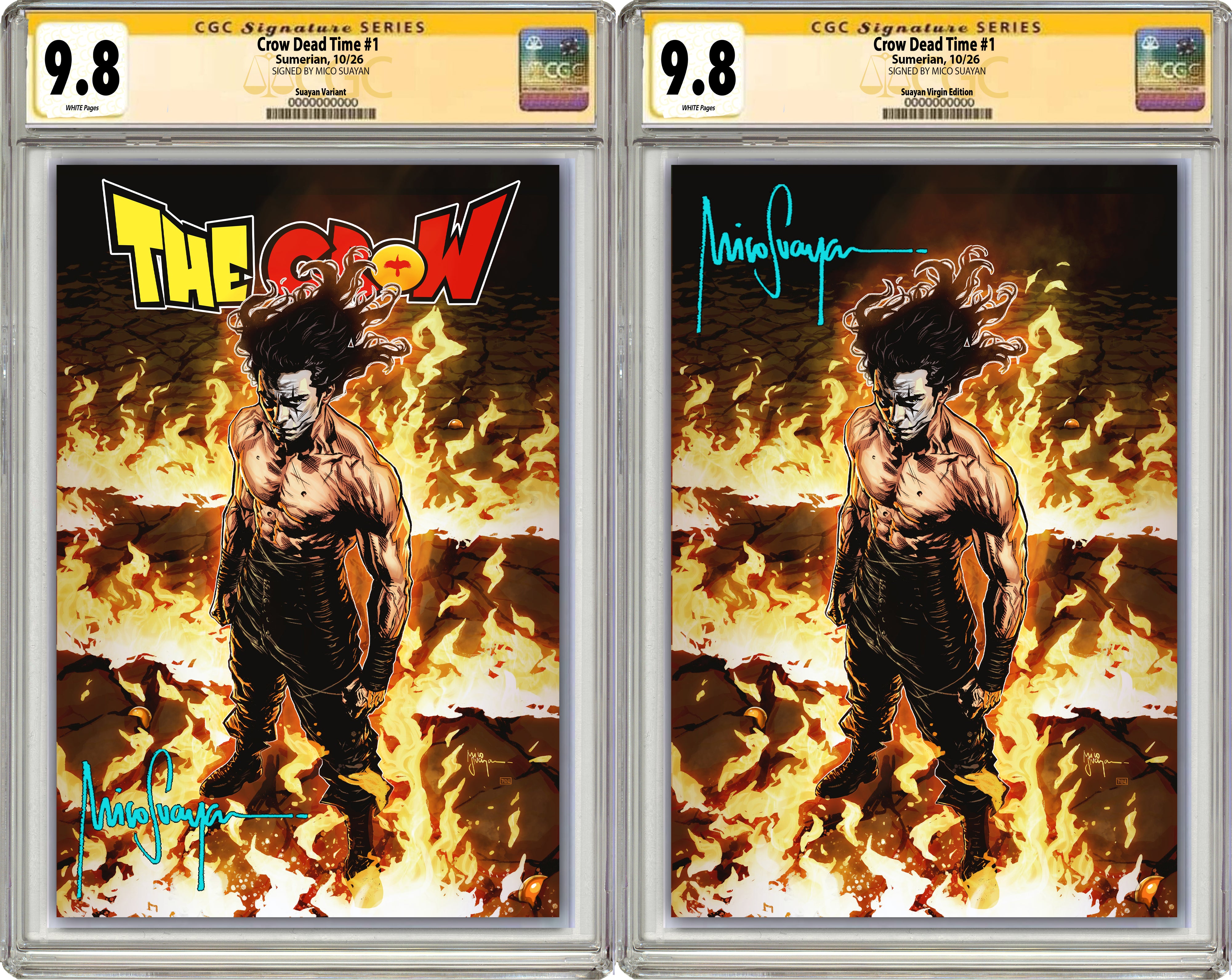 CROW DEAD TIME #1 MICO SUAYAN "CROWKU" FANEXPO DALLAS EXCLUSIVE (GRADED EDITION)