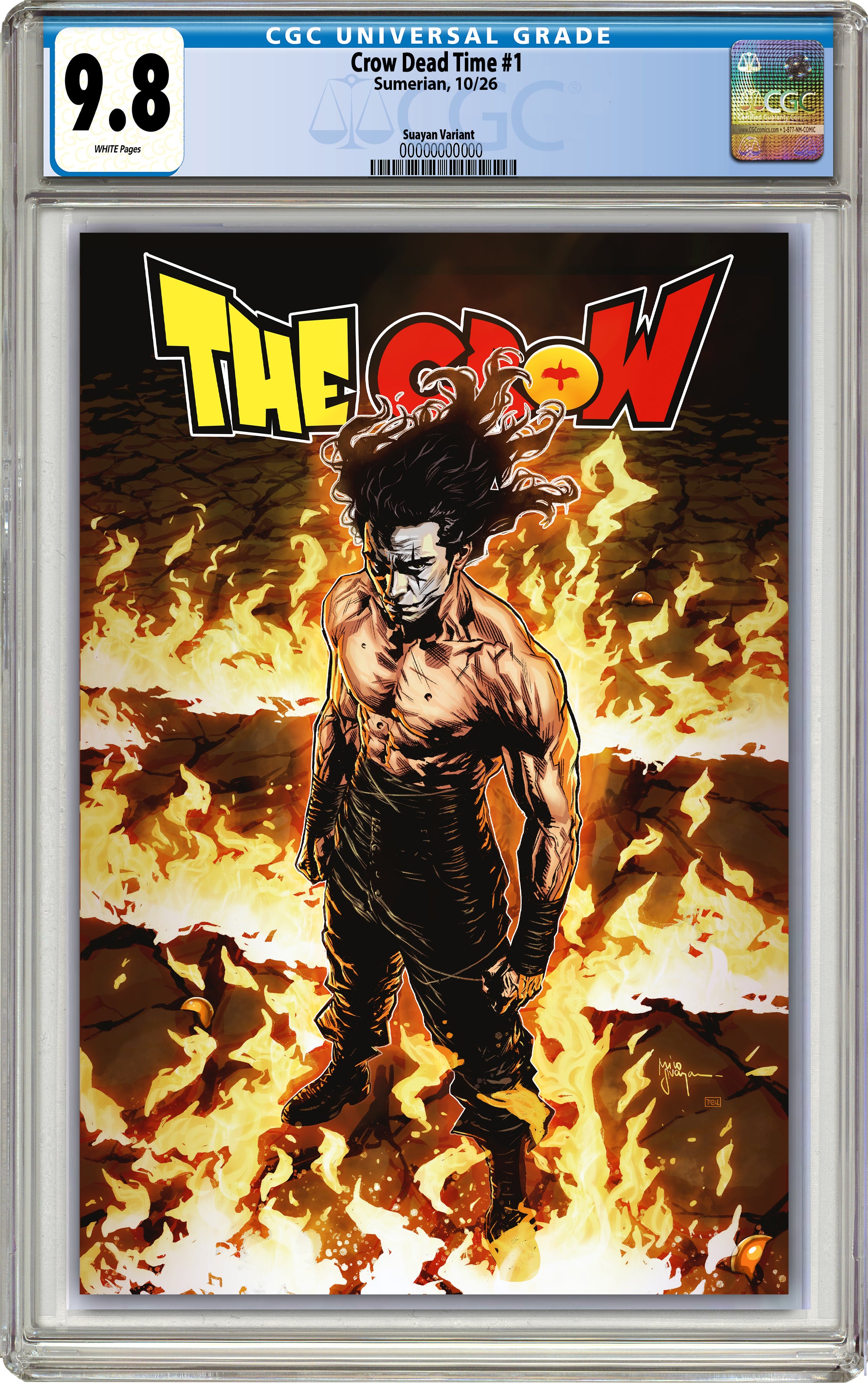 CROW DEAD TIME #1 MICO SUAYAN "CROWKU" FANEXPO DALLAS EXCLUSIVE (GRADED EDITION)