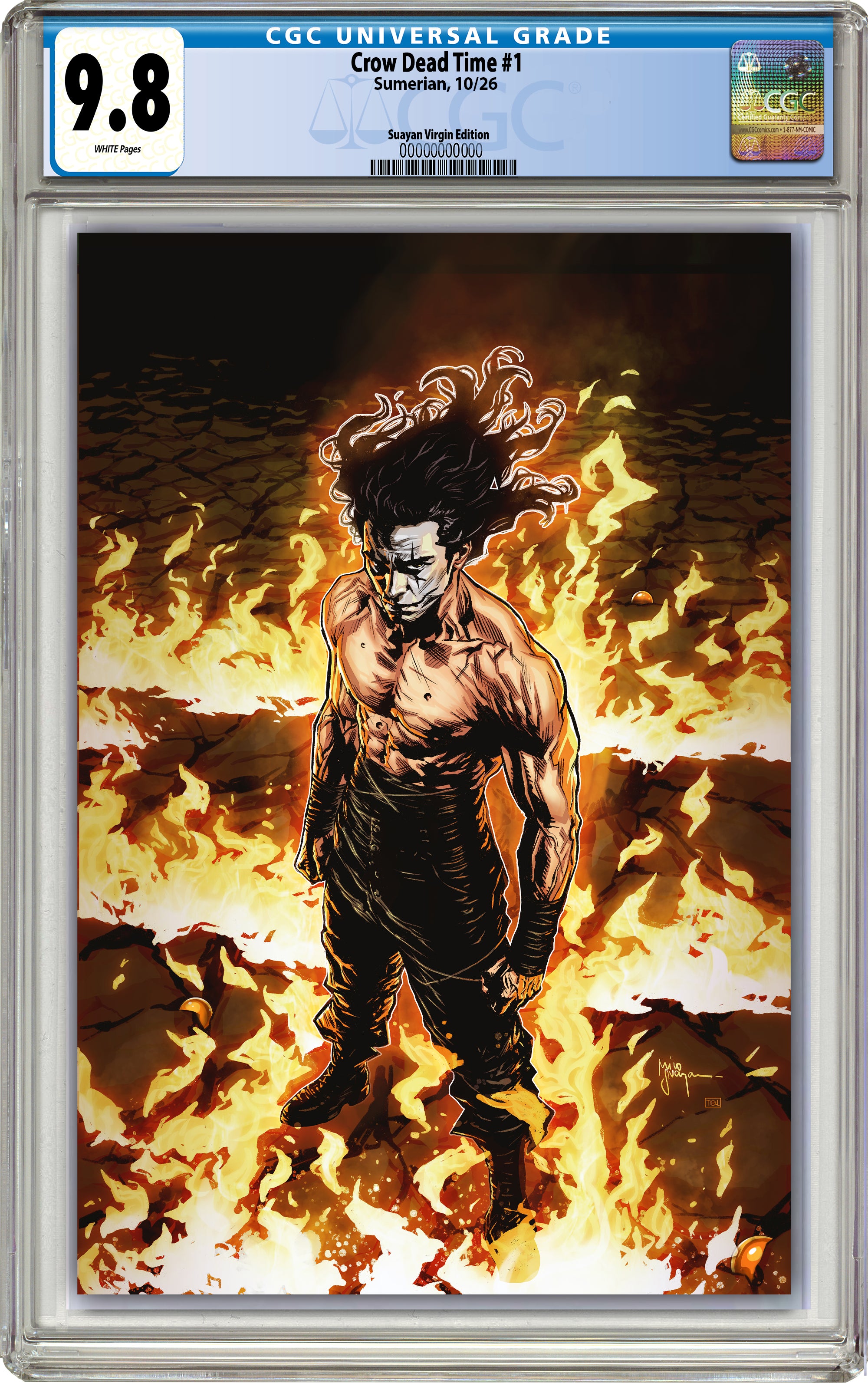 CROW DEAD TIME #1 MICO SUAYAN "CROWKU" FANEXPO DALLAS EXCLUSIVE (GRADED EDITION)