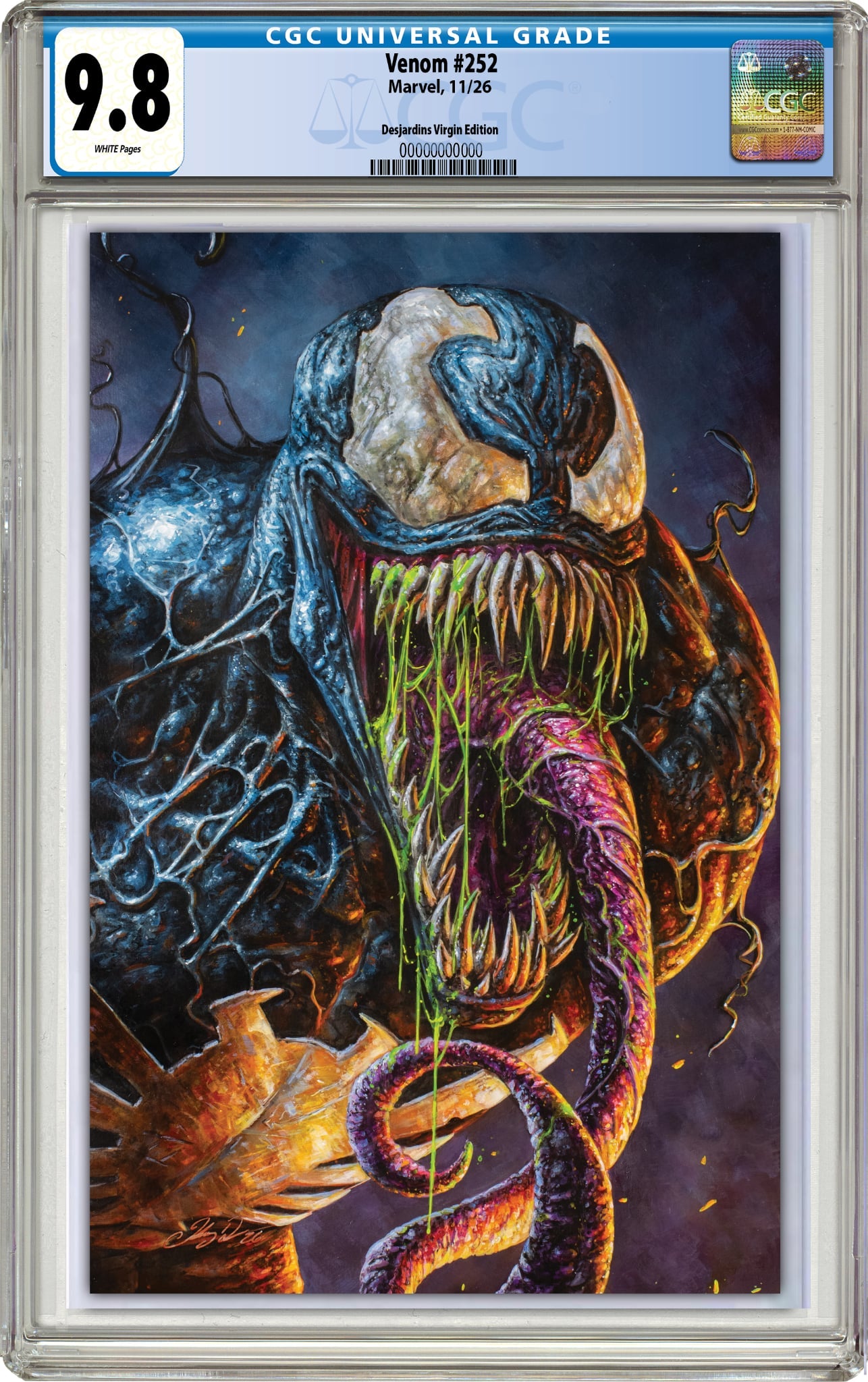 VENOM #262 JOHNNY DESJARDINS NYCC EXCLUSIVE VARIANT COVERS (CGC GRADED