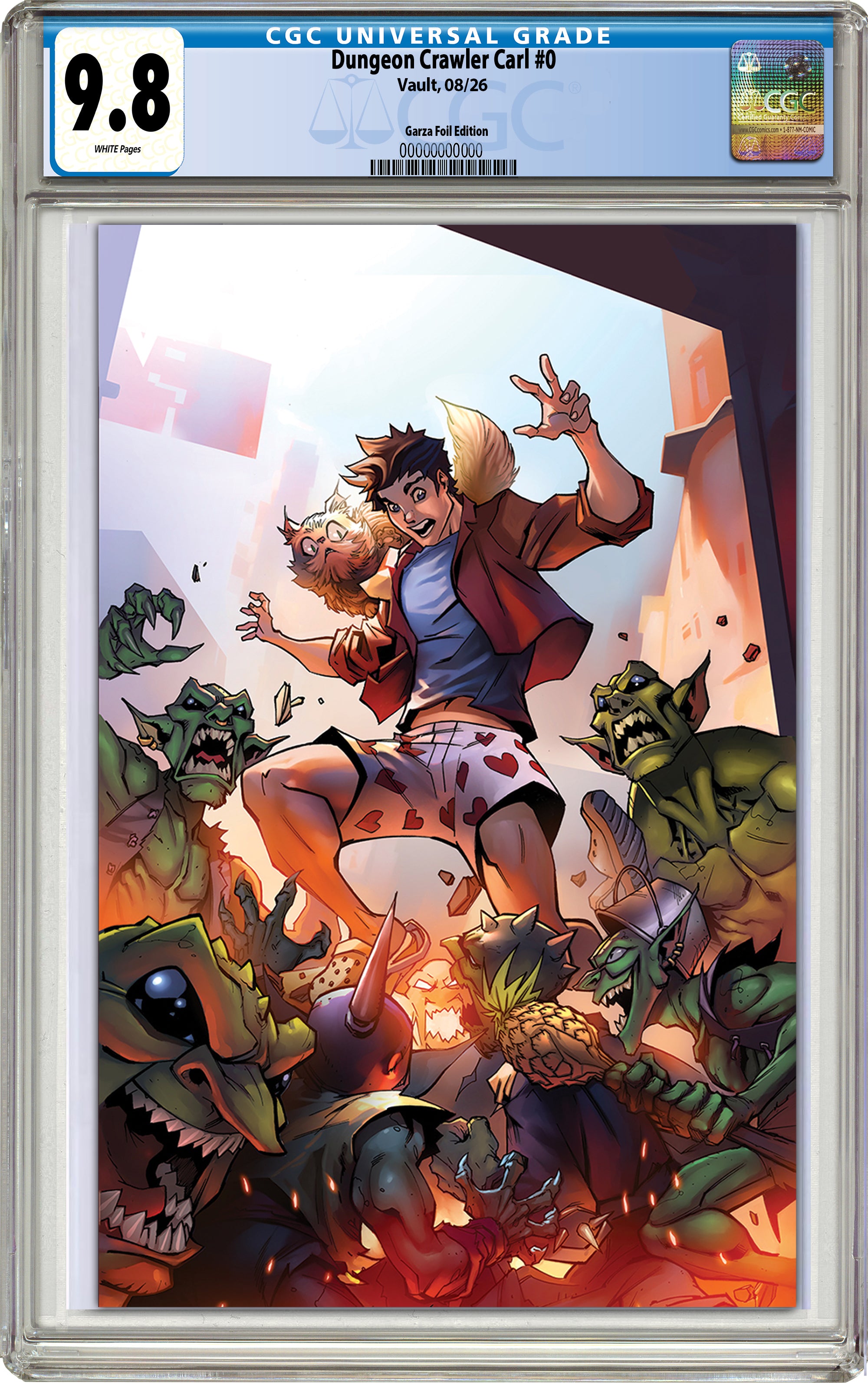 DUNGEON CRAWLER CARL SPECIAL EDITION #0 ALE GARZA SDCC EXCLUSIVE FOIL EDITION