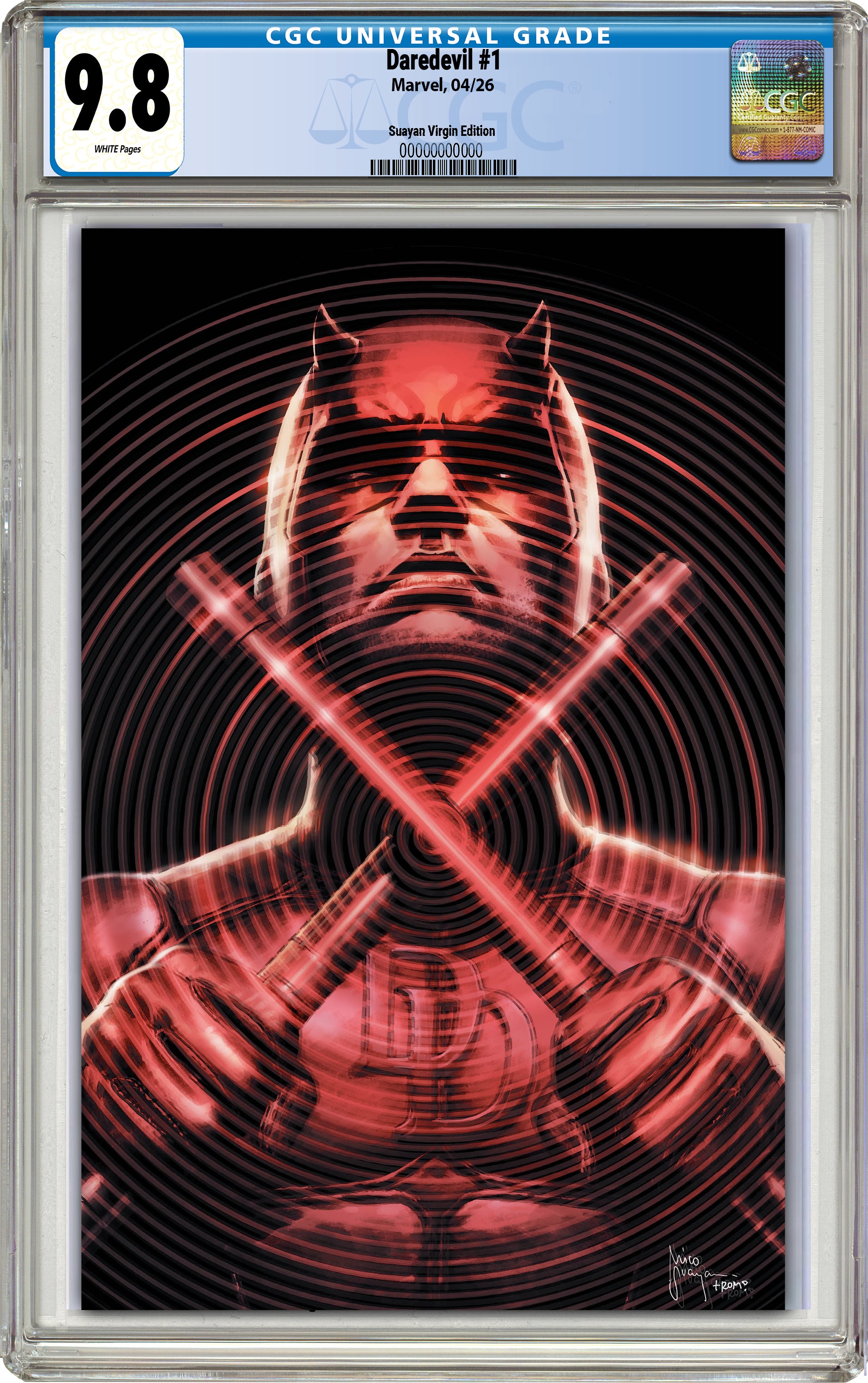 DAREDEVIL #1 MICO SUAYAN C2E2 EXCLUSIVE VARIANT COVERS [04-01-26]