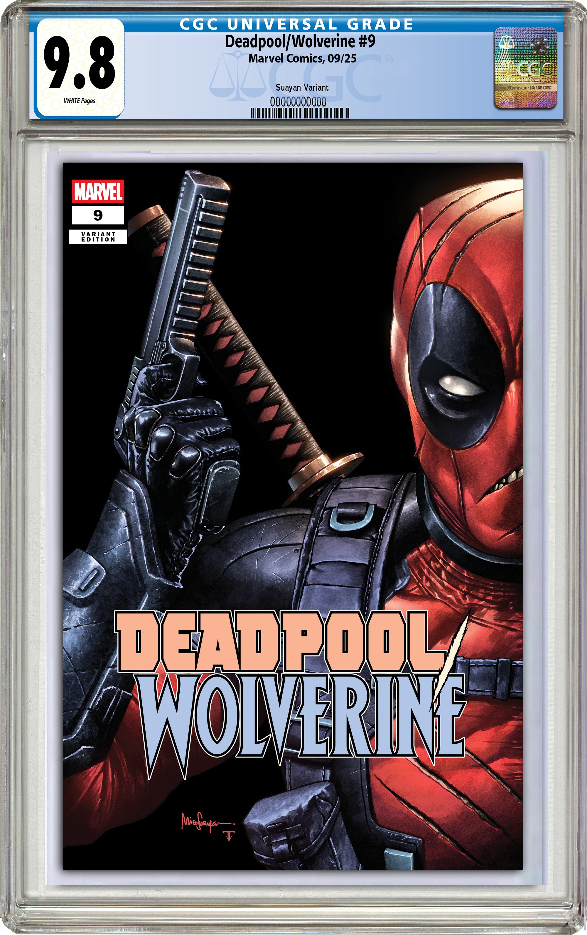 DEADPOOL WOLVERINE #9 MICO SUAYAN NYCC BATTLE DAMAGED EXCLUSIVE VARIANT