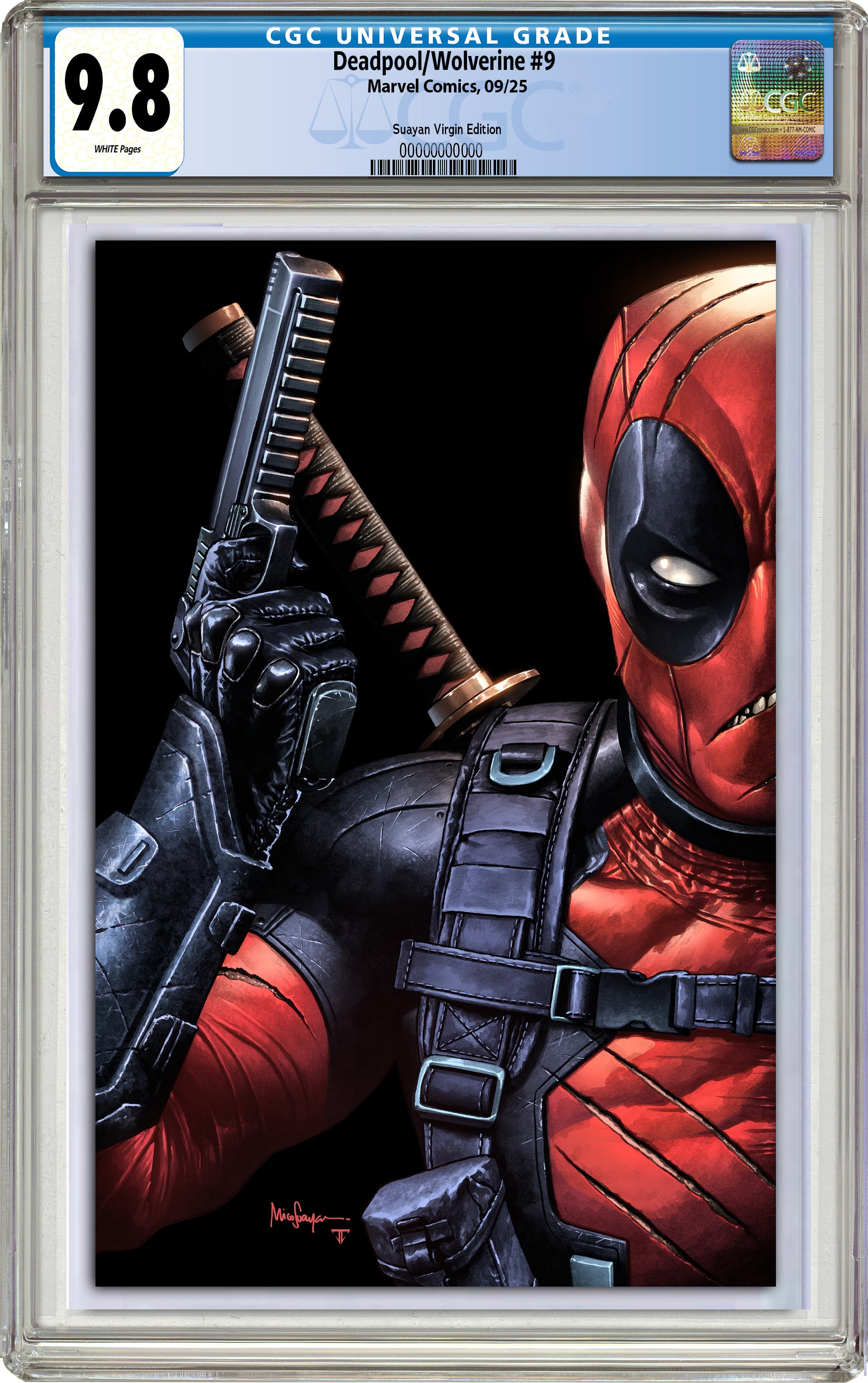 DEADPOOL WOLVERINE #9 MICO SUAYAN NYCC BATTLE DAMAGED EXCLUSIVE VARIAN