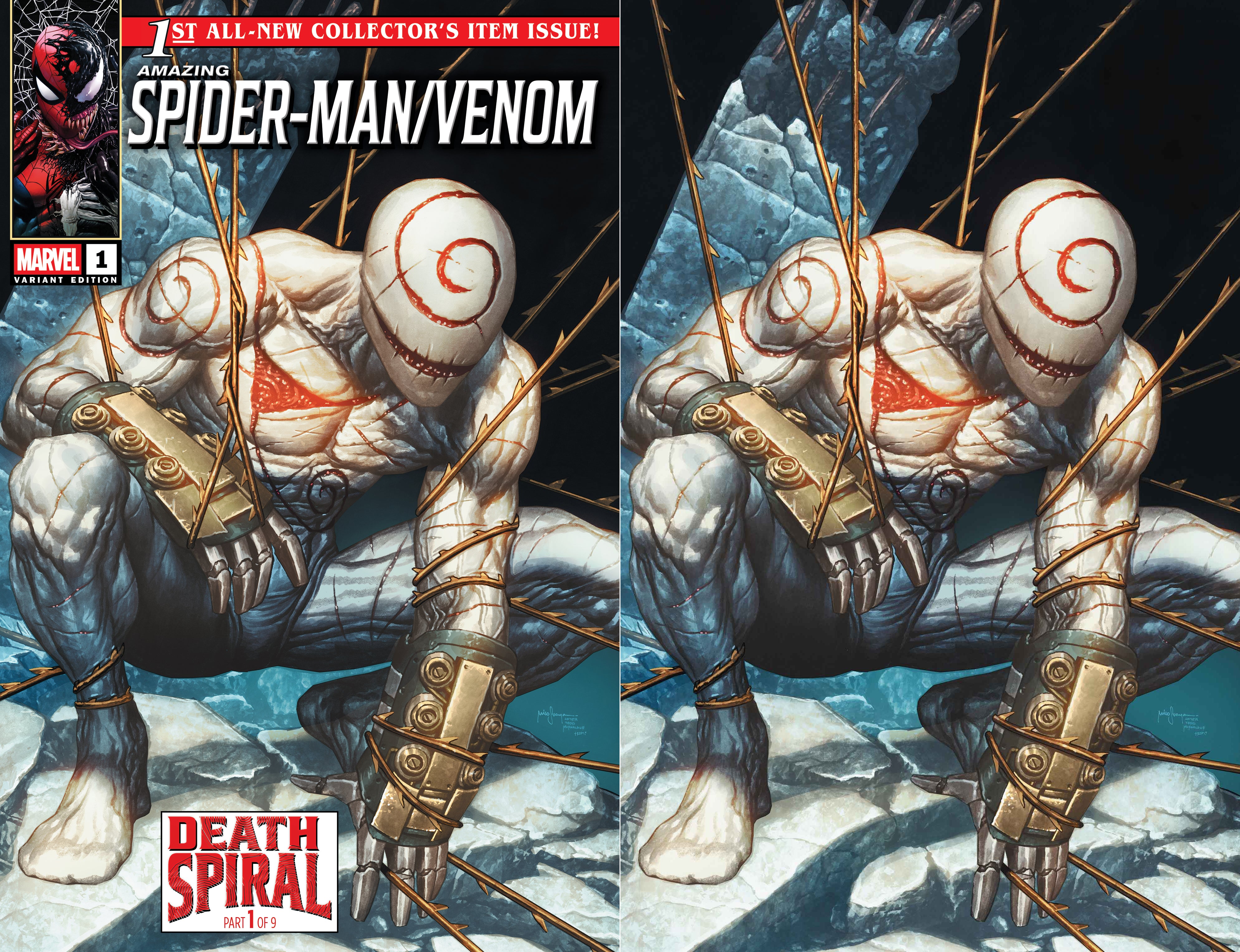 AMAZING SPIDER-MAN VENOM DEATH SPIRAL #1 MICO SUAYAN MEGACON EXCLUSIVE VARIANT COVERS  [02-25-26 ]
