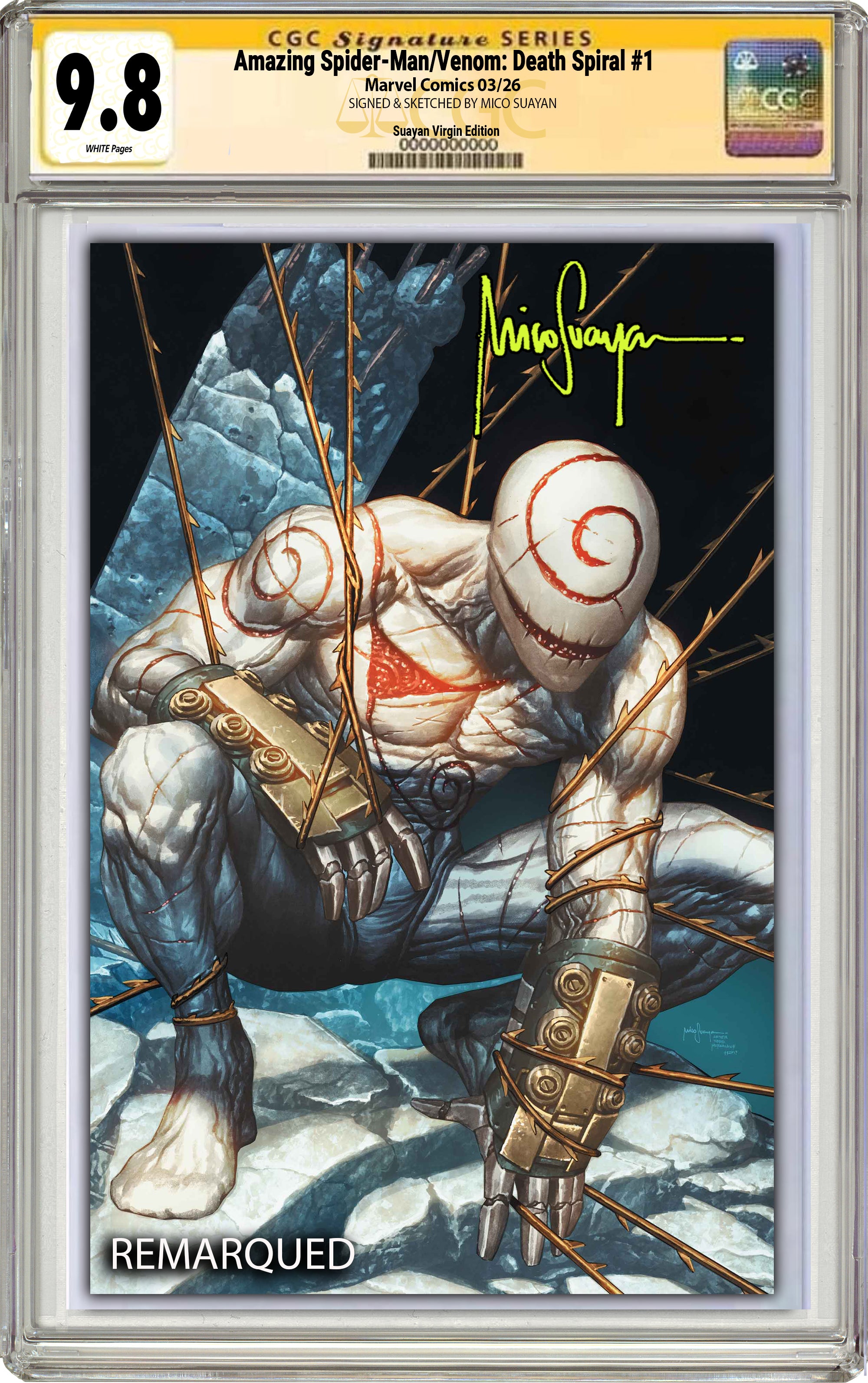 AMAZING SPIDER-MAN VENOM DEATH SPIRAL #1 MICO SUAYAN MEGACON EXCLUSIVE VARIANT COVERS  [02-25-26 ]