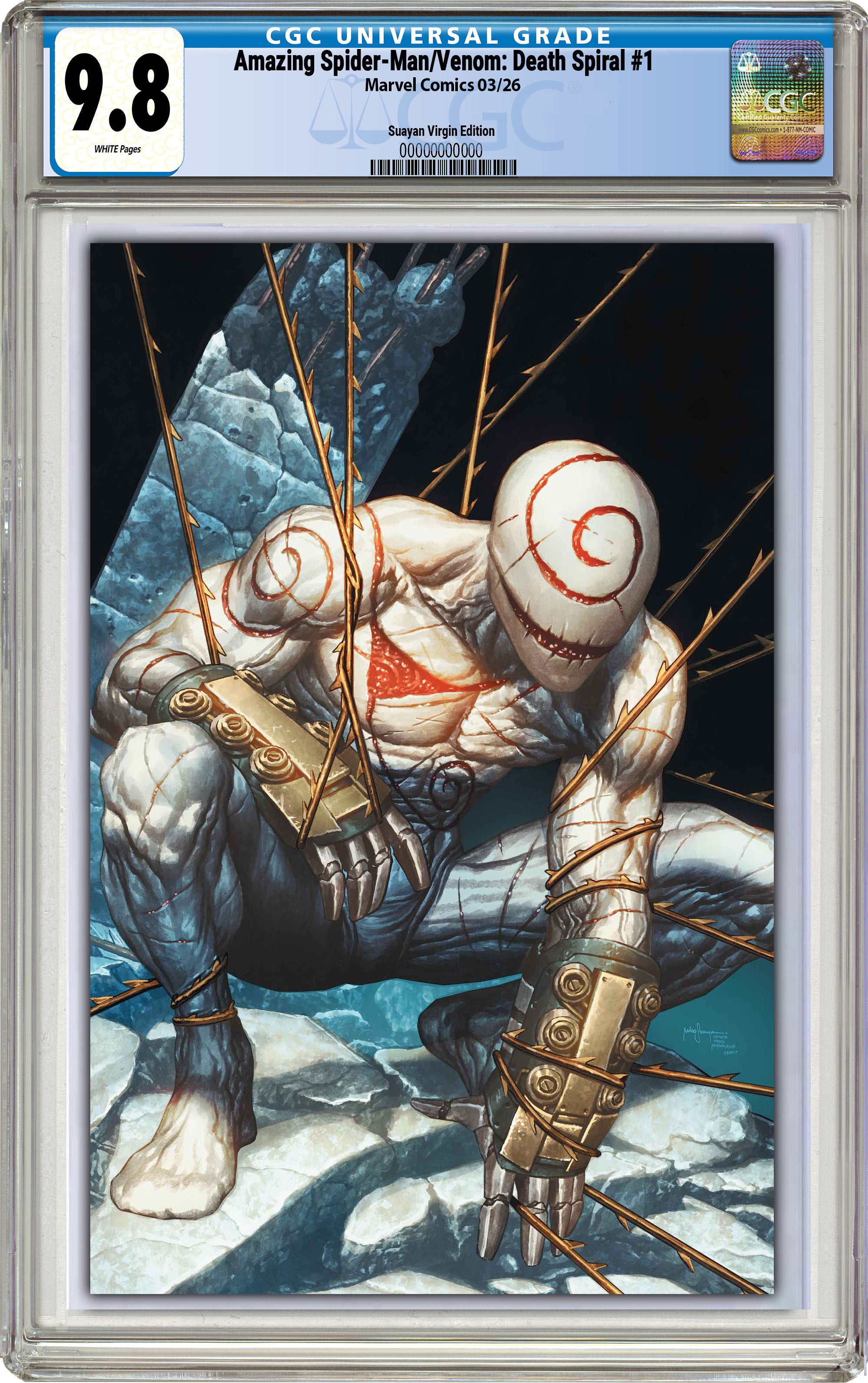 AMAZING SPIDER-MAN VENOM DEATH SPIRAL #1 MICO SUAYAN MEGACON EXCLUSIVE