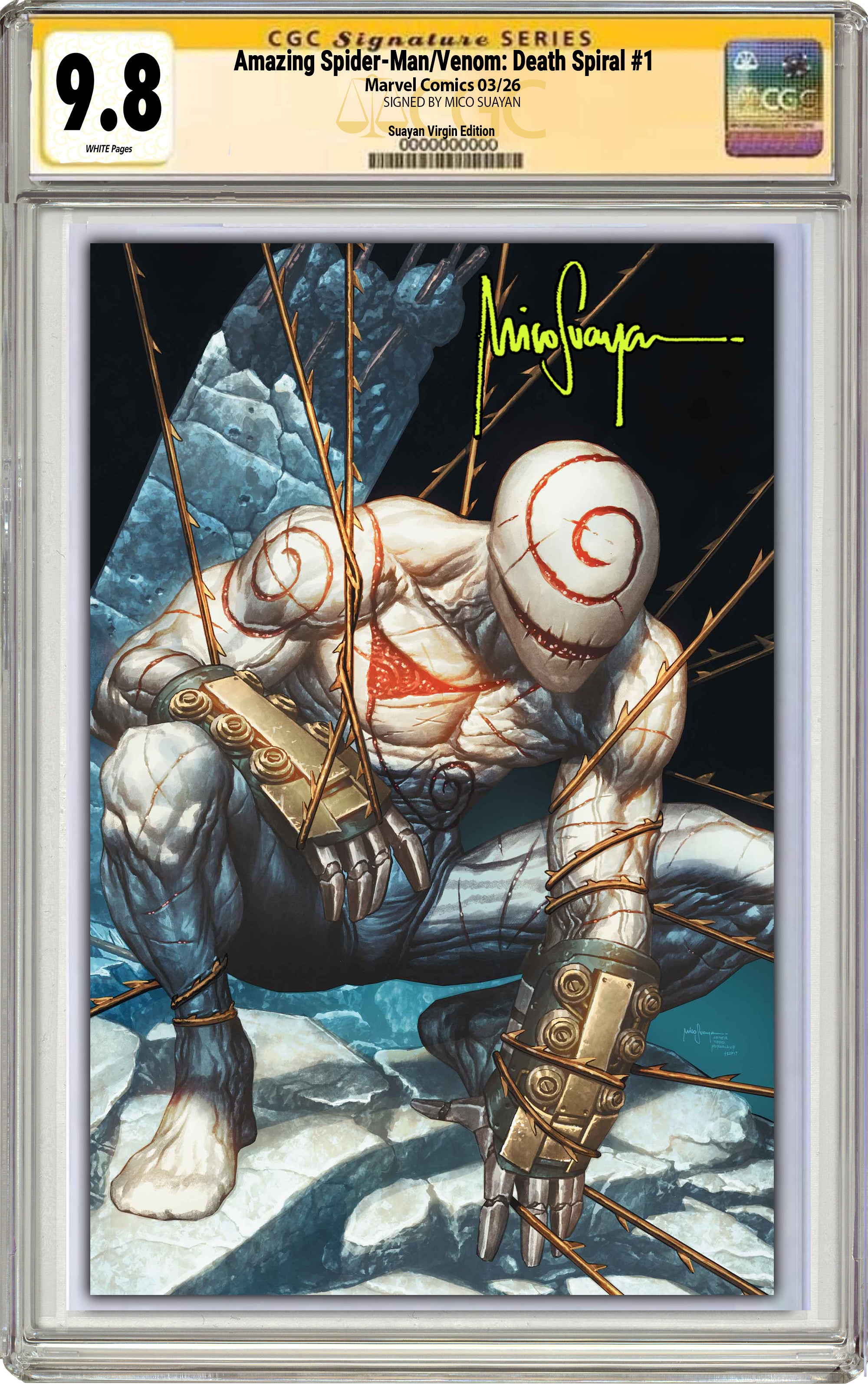 AMAZING SPIDER-MAN VENOM DEATH SPIRAL #1 MICO SUAYAN MEGACON EXCLUSIVE VARIANT COVERS  [02-25-26 ]