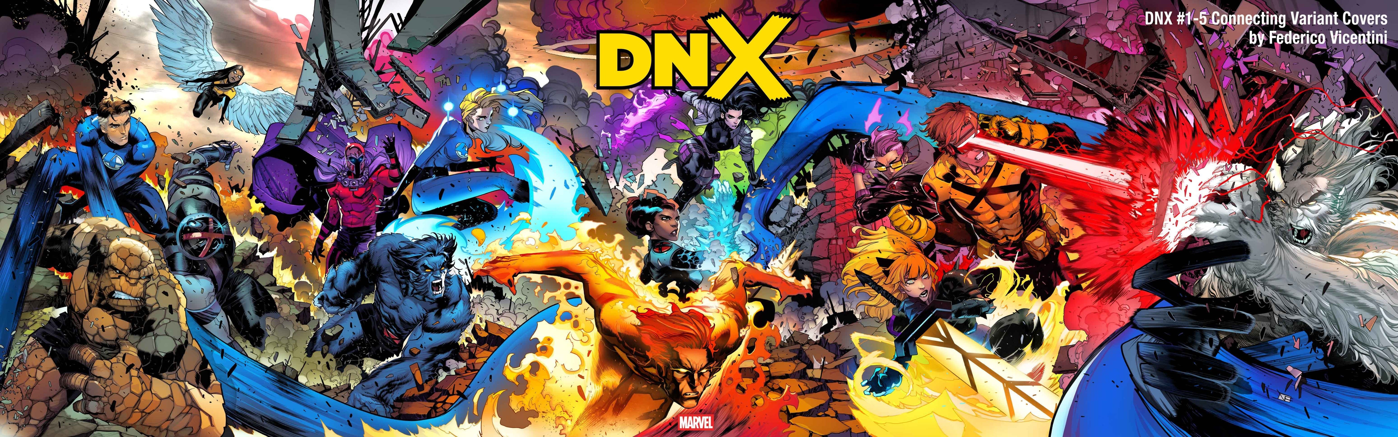 DNX #1-5 CONNECTING X-MEN #1 JIM LEE HOMAGE VARIANT COVERS BY FEDERICO VICENTINI  -- [01-2027 ]