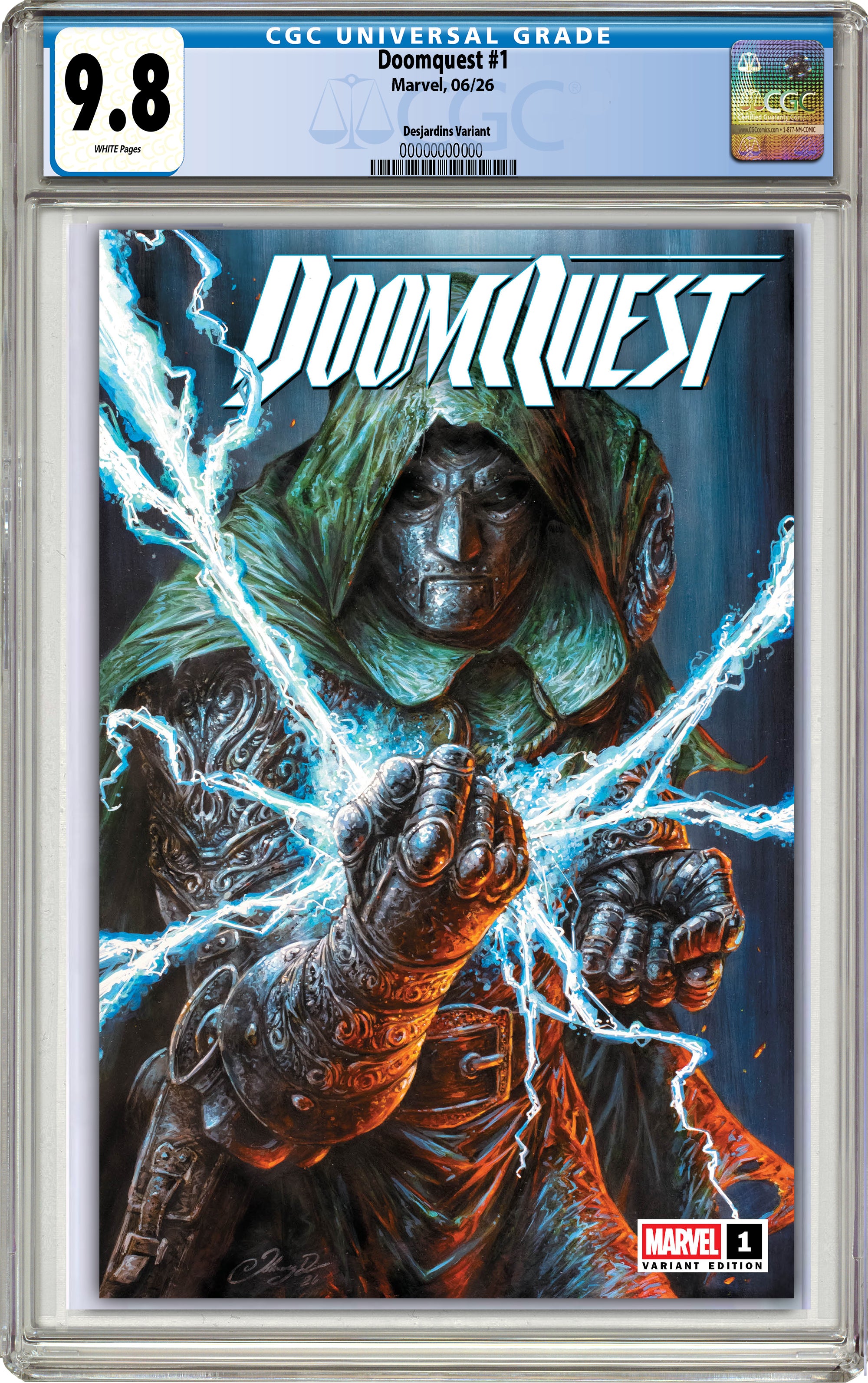 DOOMQUEST #1 JOHNNY DESJARDINS HEROES CON EXCLUSIVE VARIANT COVERS