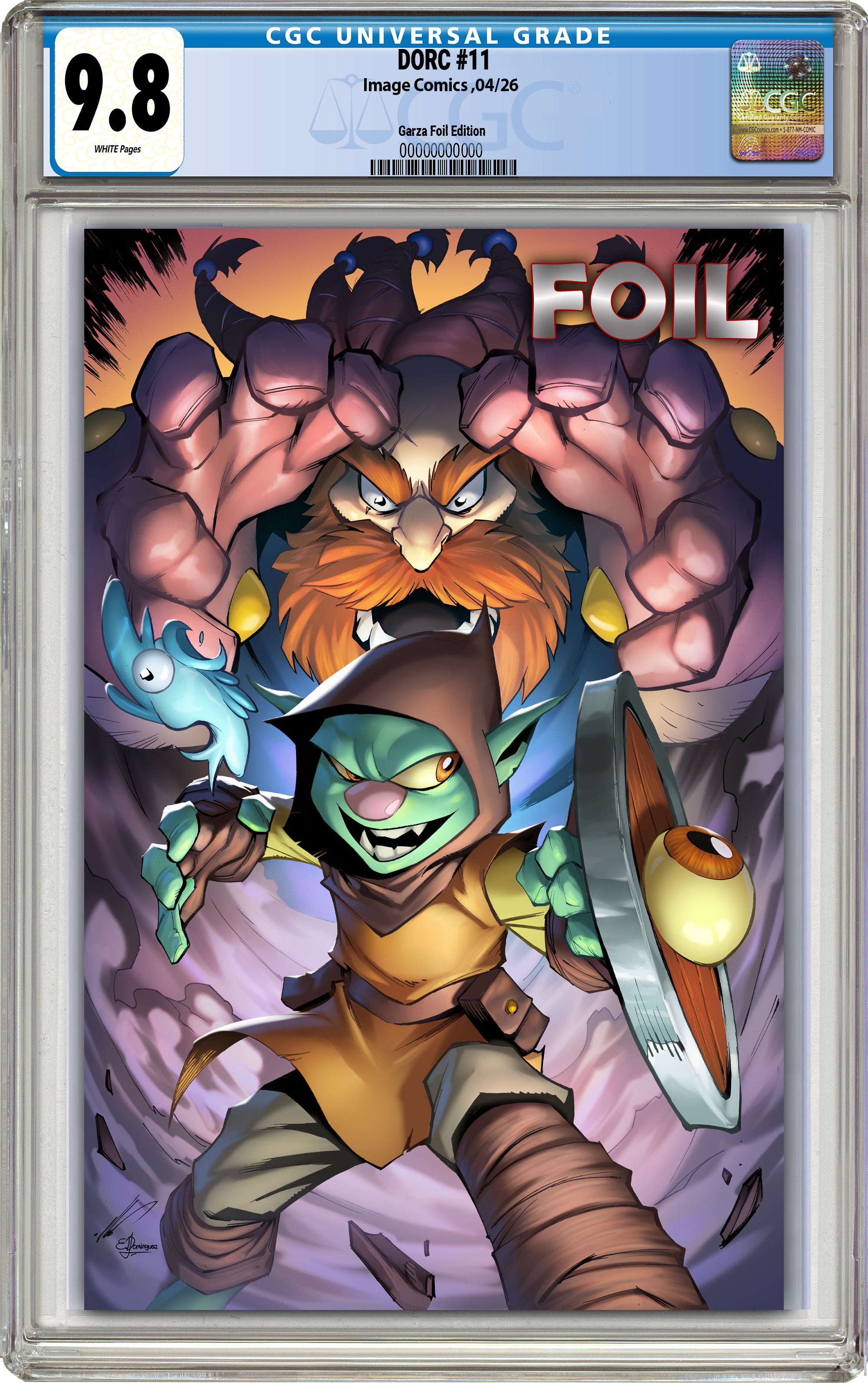 DORC #1 ALE GARZA MEGACON EXCLUSIVE SECRET FOIL EDITION
