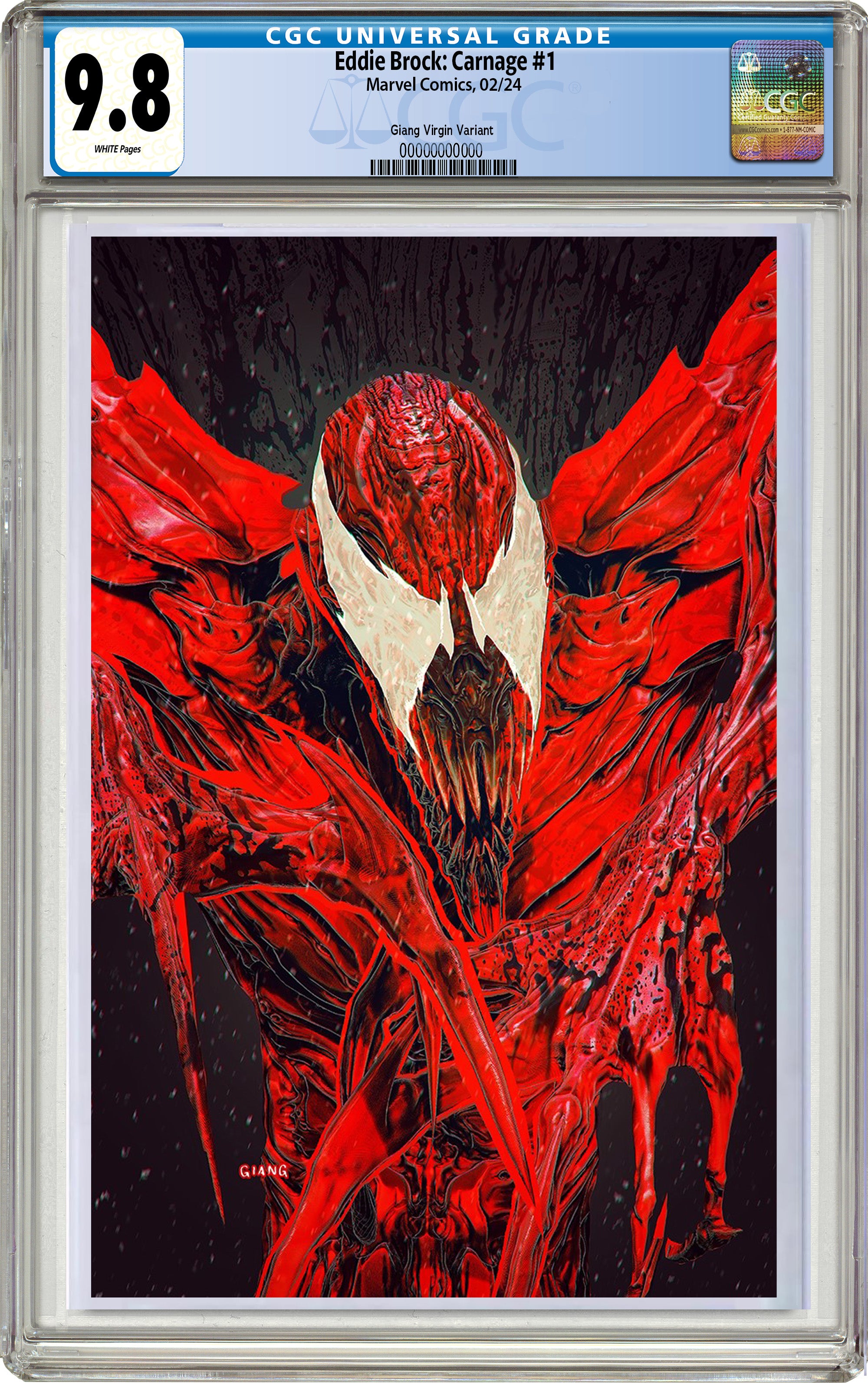 EDDIE BROCK: CARNAGE #1 JOHN GIANG NEGATIVE BLEED MEGACON EXCLUSIVE OPTIONS [02-12-25]