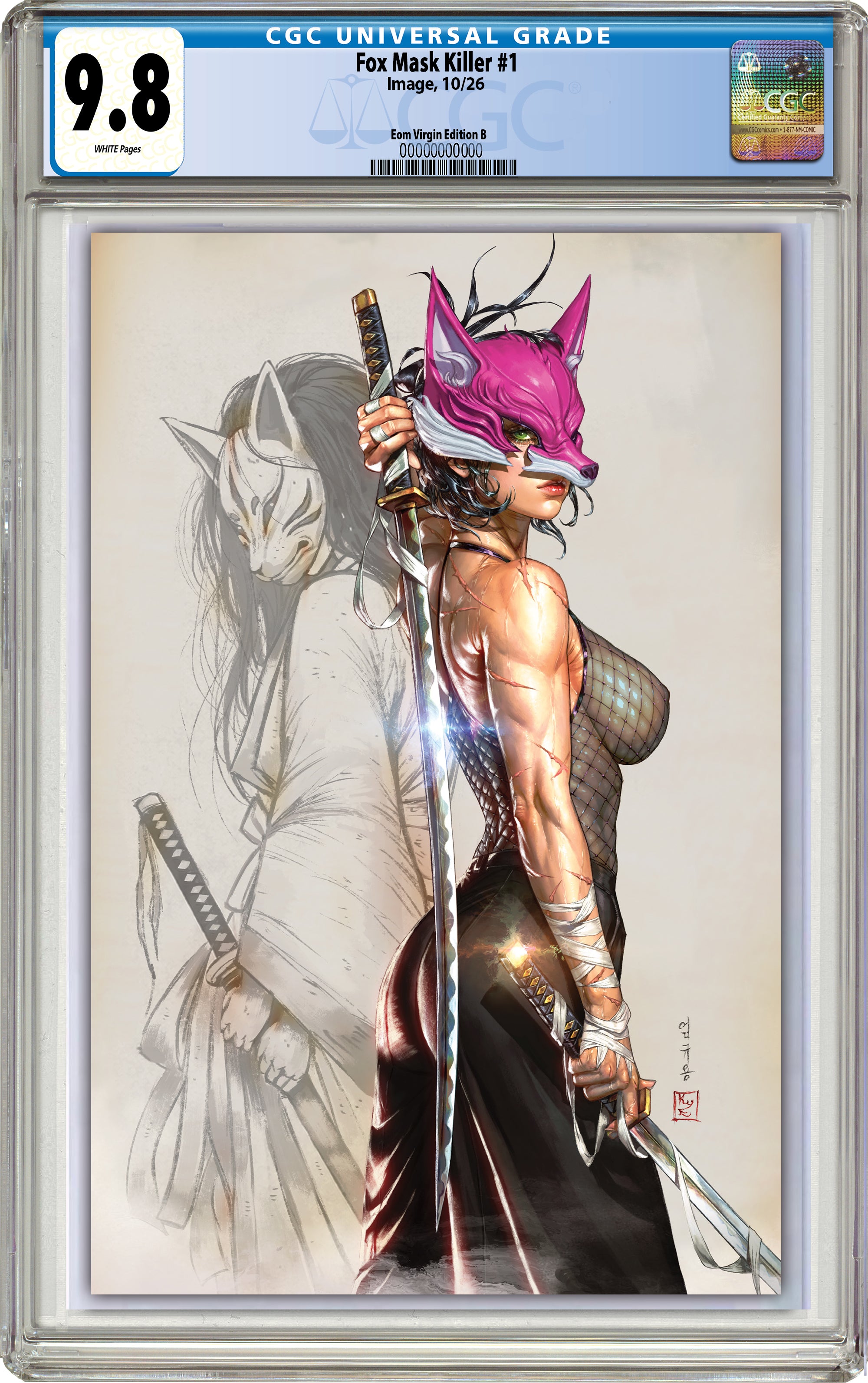 EXQUISITE CORPSES FOX MASK KILLER #1 KYUYONG EOM NYCC EXCLUSIVE VARIANT COVERS