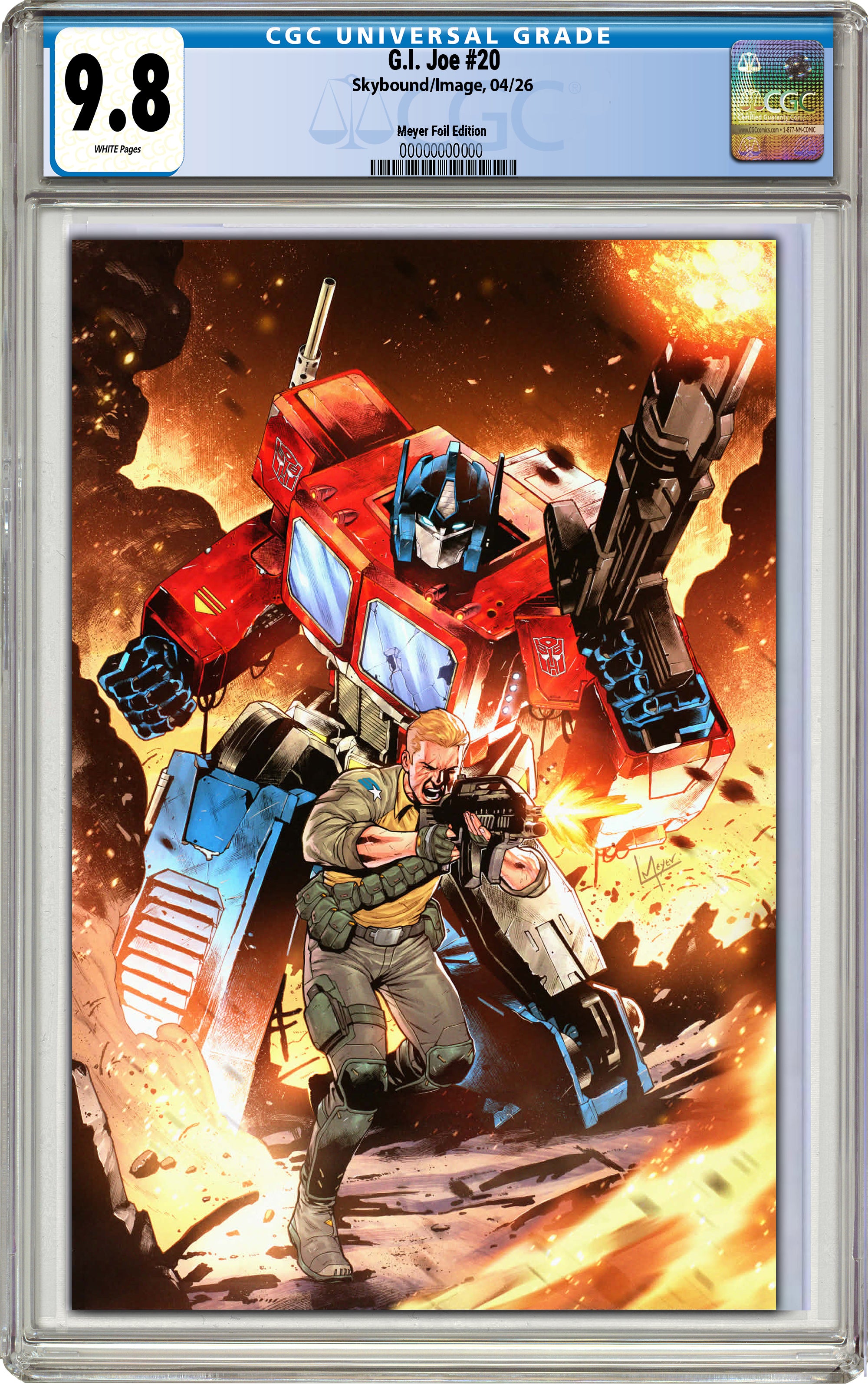 GI JOE #20 LUCAS MEYER C2E2 EXCLUSIVE FOIL EDITION [03-18-26]