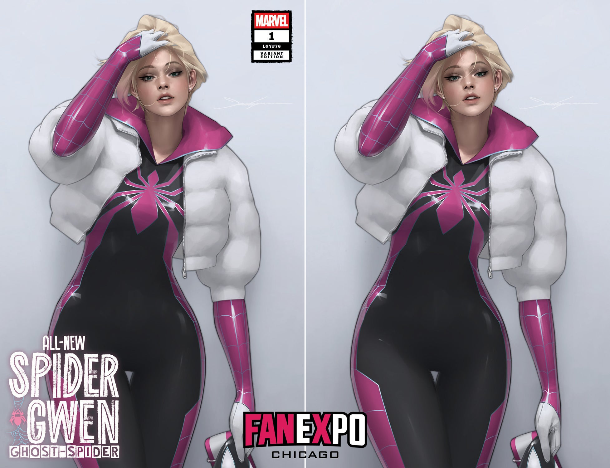 ALL-NEW SPIDER-GWEN: THE GHOST-SPIDER #1 JEEHYUNG LEE FANEXPO CHICAGO EXCLUSIVE VARIANT COVER OPTIONS