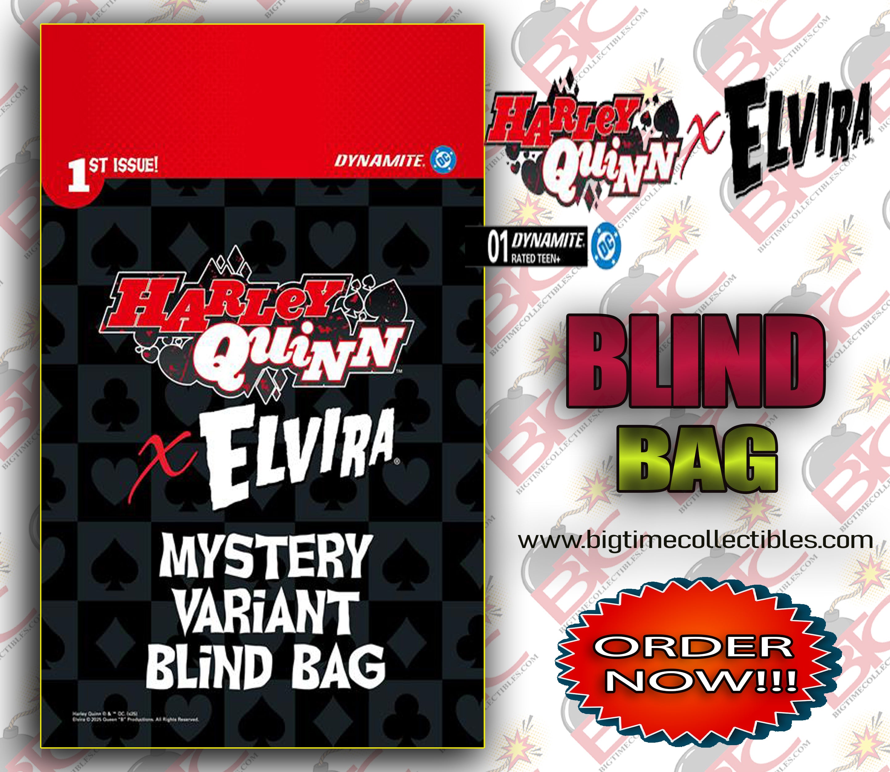 HARLEY QUINN X ELVIRA #1 CVR ZD BLIND BAG VAR  -- [Expected In Stock Date : 10-22-25 ]