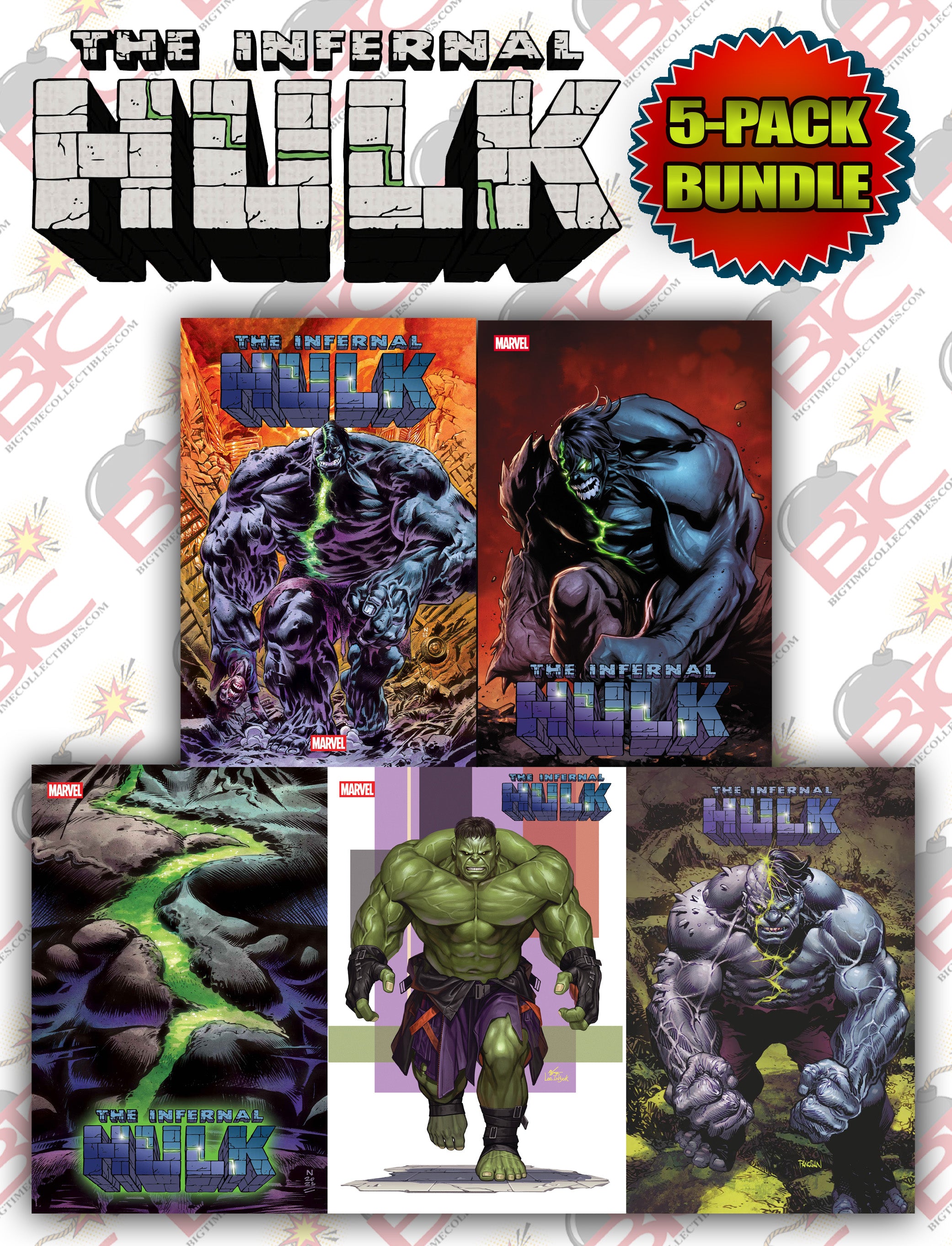 INFERNAL HULK #1 5-PACK BUNDLE -- [Expected In Stock Date : 11-26-25]