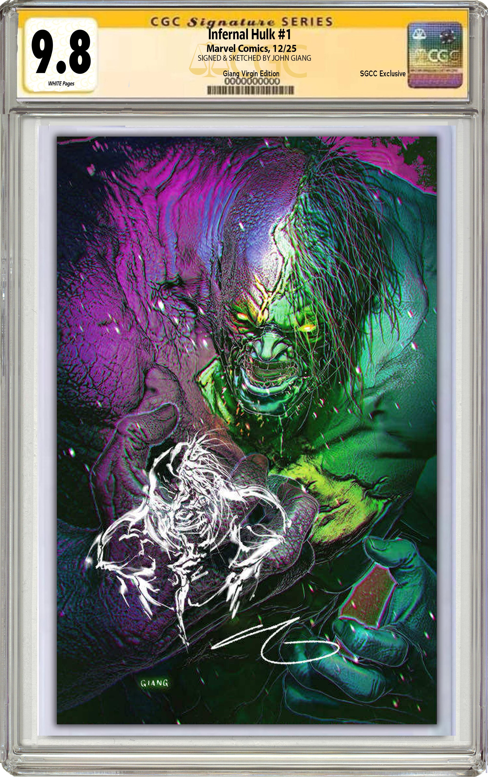 INFERNAL HULK #1 JOHN GIANG "INFERNAL MONSTER" SGCC EXCLUSIVE VARIANT COVERS  -- [11-26-25]