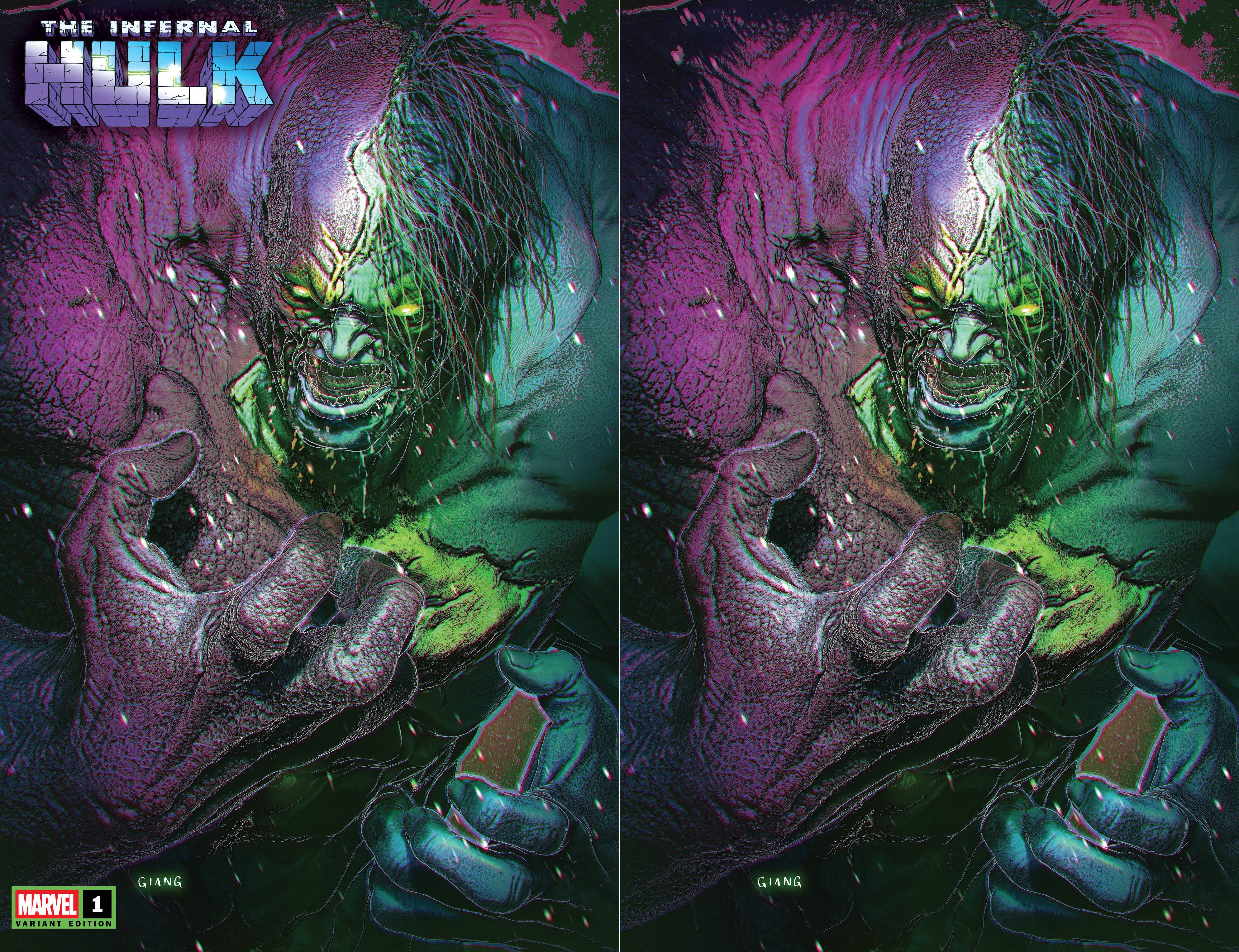 INFERNAL HULK #1 JOHN GIANG "INFERNAL MONSTER" SGCC EXCLUSIVE VARIANT COVERS  -- [11-26-25]
