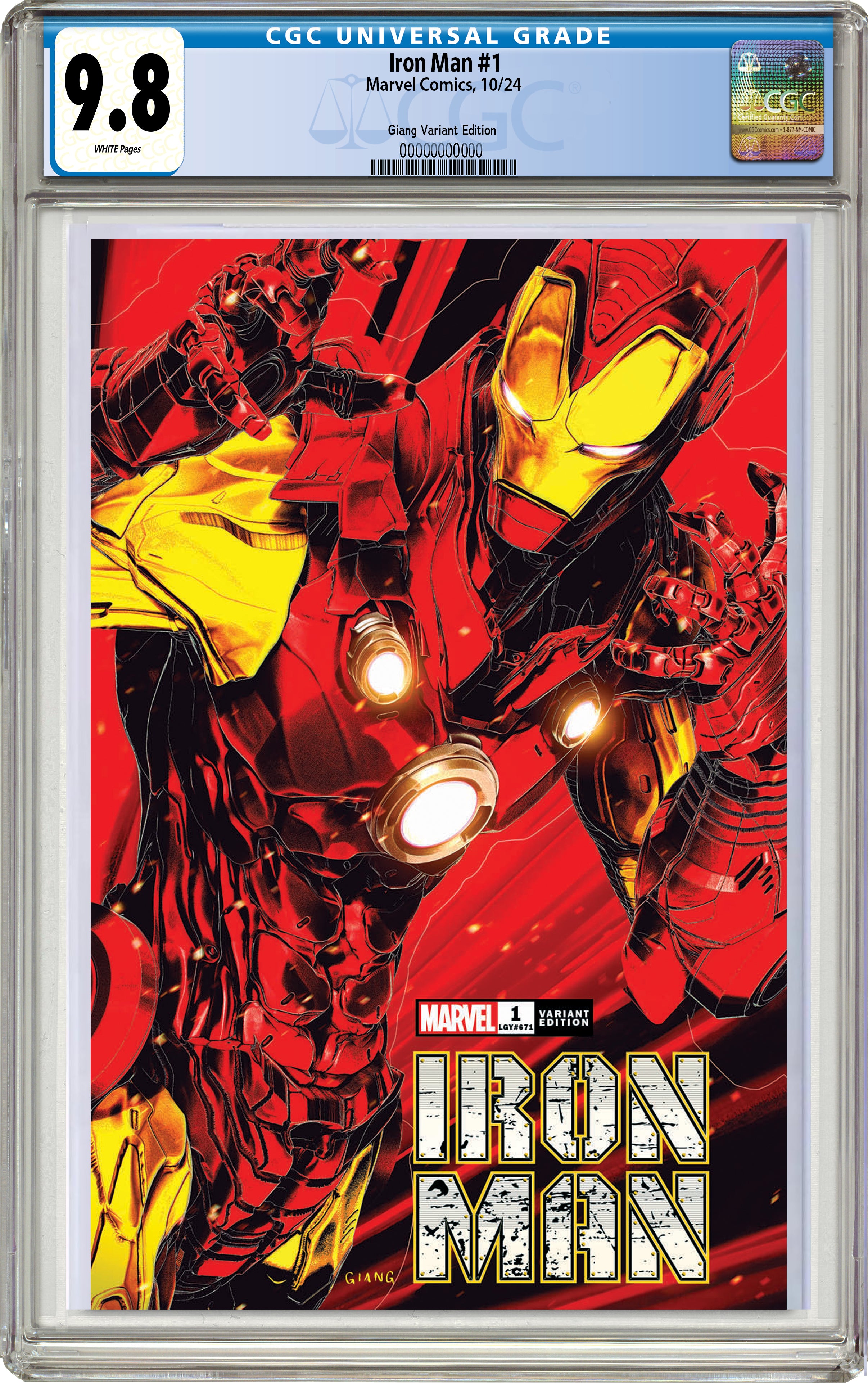 IRON MAN #1 JOHN GIANG EXCLUSIVE VARIANT OPTIONS-- [10-23-24]