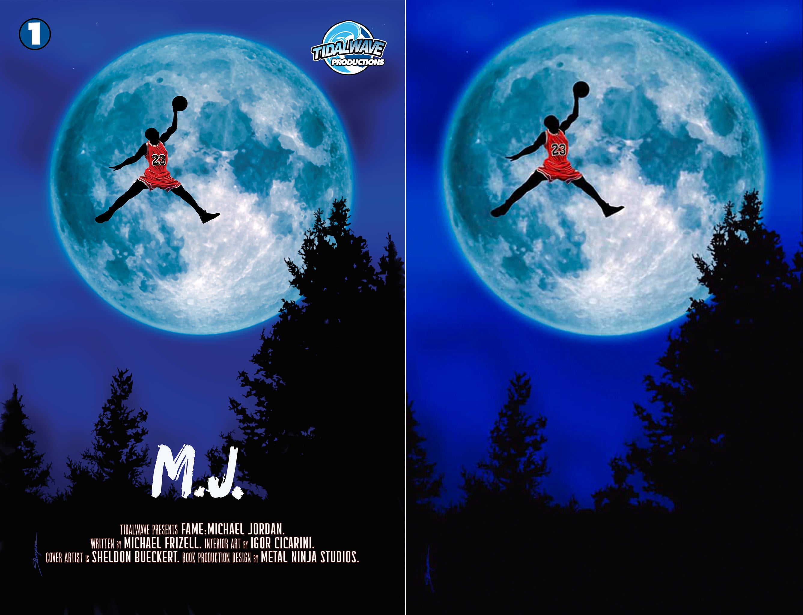 FAME: MICHAEL JORDAN #1 SHELDON BUECKERT E.T. POSTER HOMAGE OPTIONS