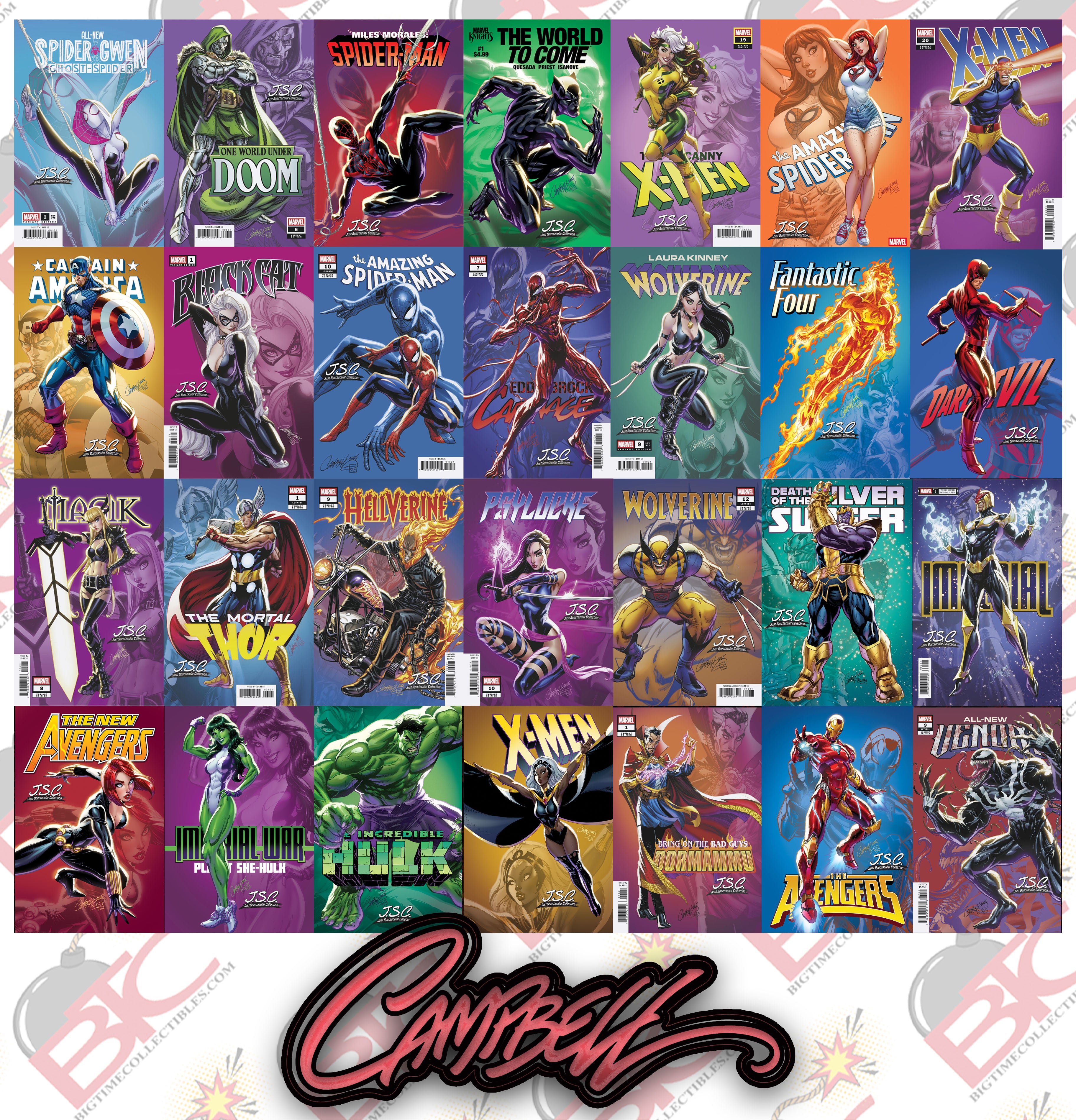 J SCOTT CAMPBELL JUST SPECTACULAR COLLECTION 28-PACK BUNDLE DEAL