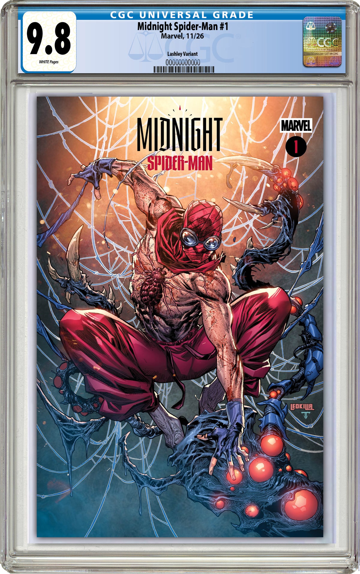 MIDNIGHT SPIDER-MAN #1 KEN LASHLEY NYCC EXCLUSIVE VARIANT COVERS
