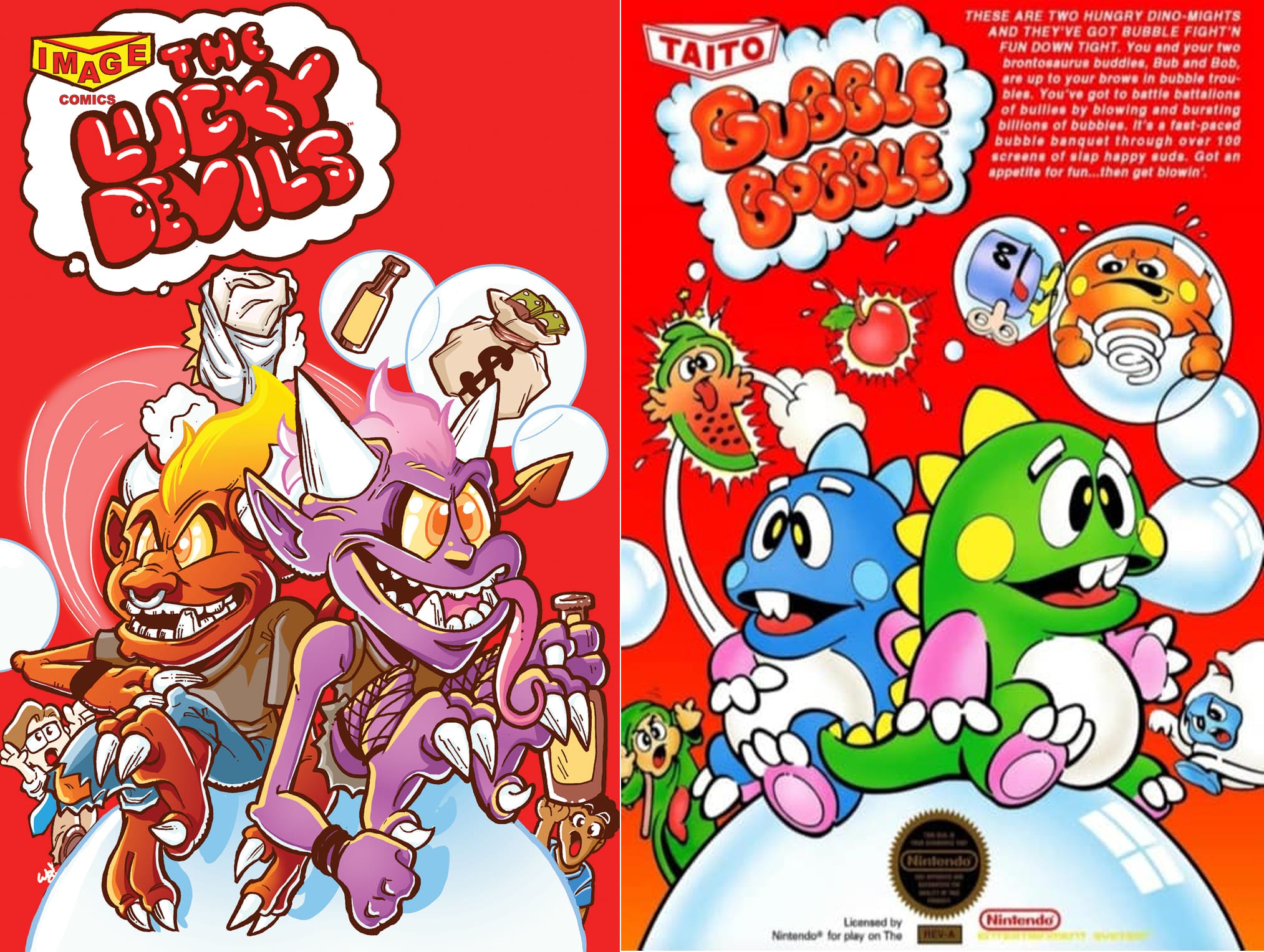 LUCKY DEVILS #1 MATTHEW WAITE BUBBLE BOBBLE MEGACON EXCLUSIVE VARIANT 02-06-25